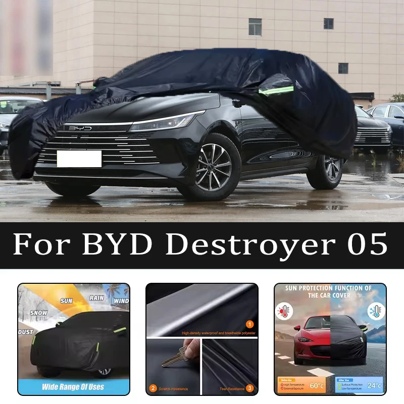 For BYD Destroyer 05 Car Covers Outdoor Waterproof Dustproof Sun Rain Snow Protection Thick Oxford Cloth Car Accessories
For BYD Destroyer 05 Car Covers Outdoor Waterproof Dustproof Sun Rain Snow Protection Thick Oxford Cloth Car Accessories