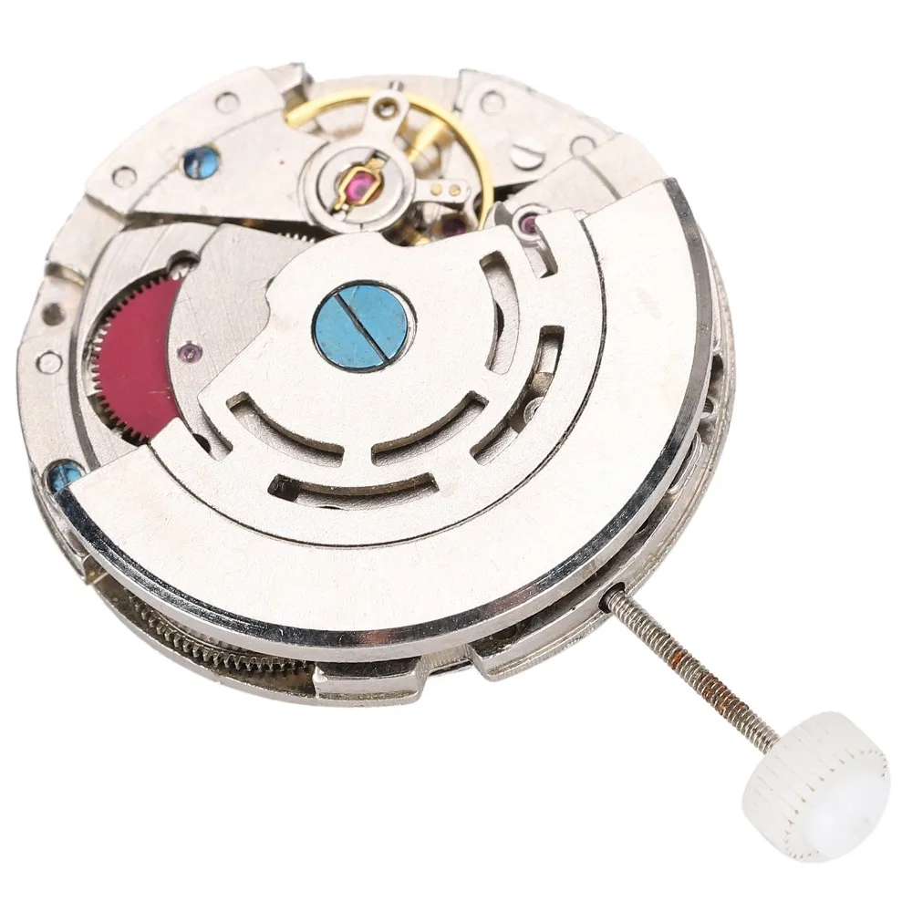 Automatic type Watch Movement White tone Single calendar Mechanical Core Red wheel Three hands for 2813 movement
Automatic type Watch Movement White tone Single calendar Mechanical Core Red wheel Three hands for 2813 movement