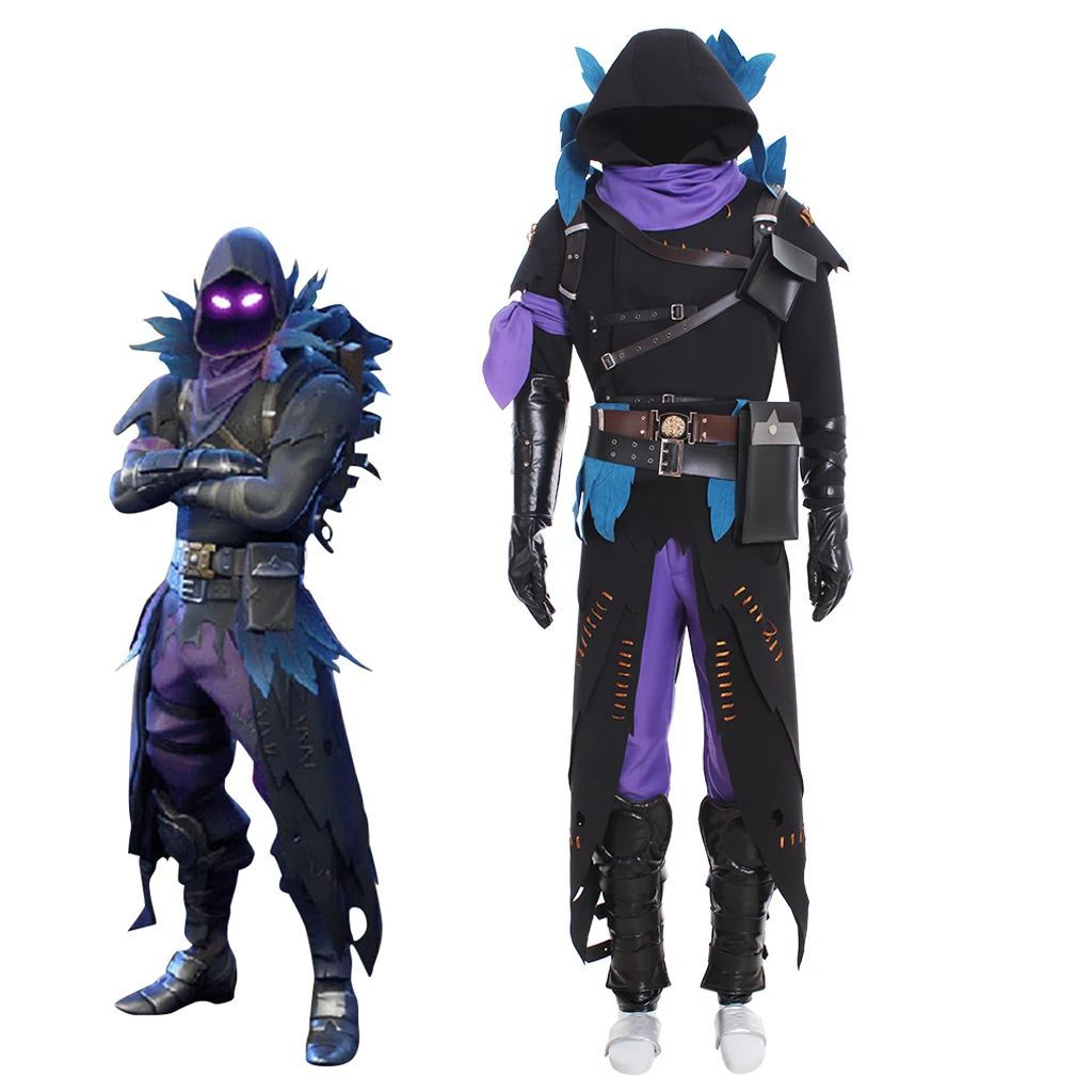 Game Raven Cosplay Demon Costume For Men Fancy Hoodie Uniform Full Set Halloween Carnival Party Disguise Combat Suit
Game Raven Cosplay Demon Costume For Men Fancy Hoodie Uniform Full Set Halloween Carnival Party Disguise Combat Suit