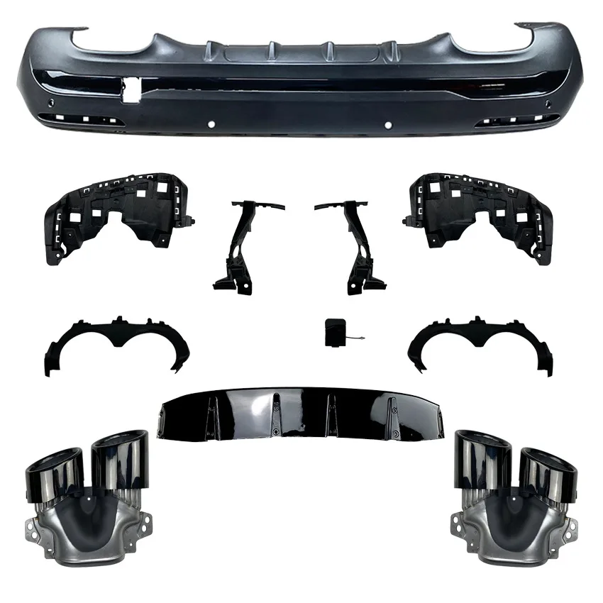 Подходит для Mercedes Benz GLA class H247 GLA180 200, обновление GLA45 AMG, задняя губа, выхлопная труба, комплект кузова, спойлер, диффузор бампера 2020+
Подходит для Mercedes Benz GLA class H247 GLA180 200, обновление GLA45 AMG, задняя губа, выхлопная труба, комплект кузова, спойлер, диффузор бампера 2020+