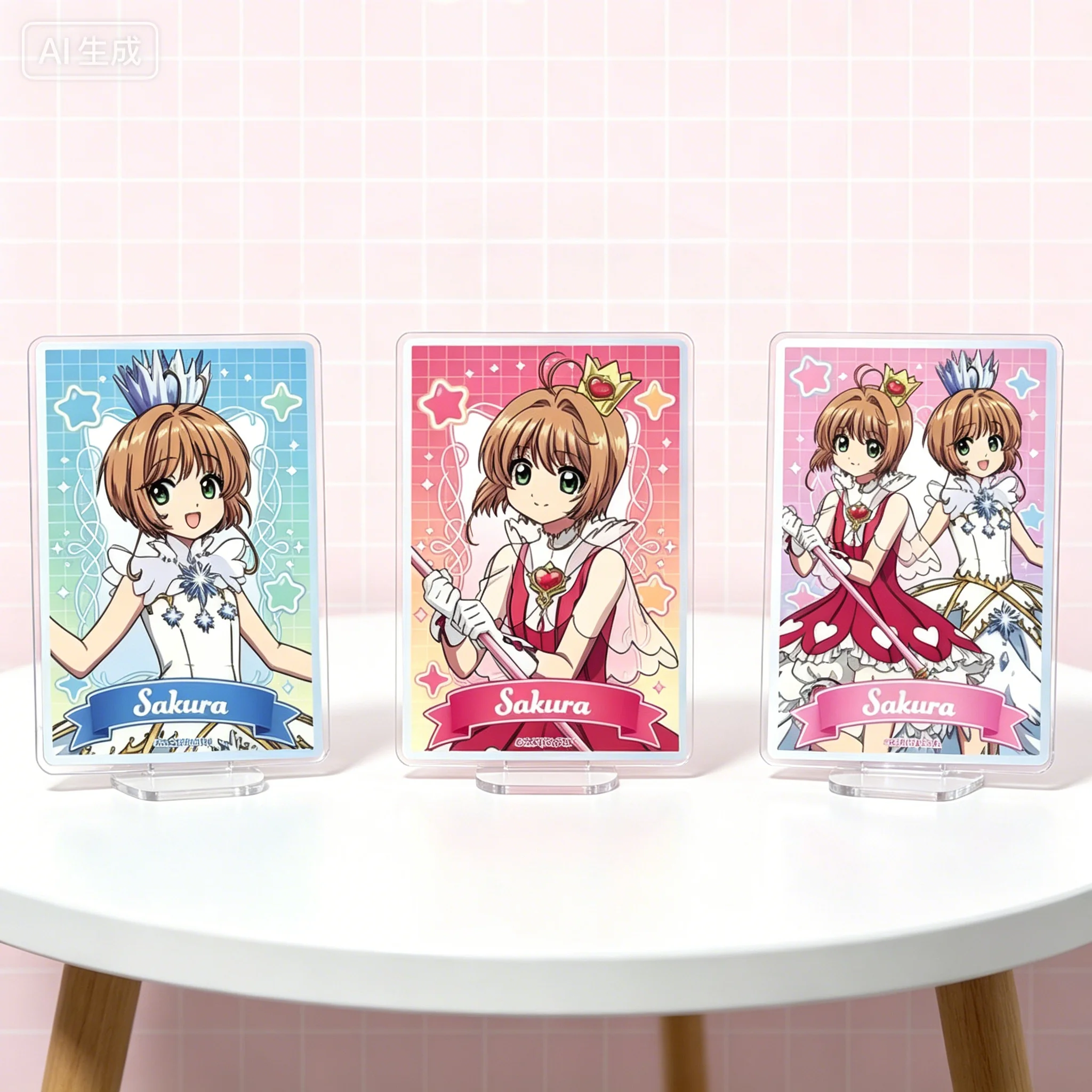 Cardcaptor Sakura: Clear Card Arc Sakura Kinomoto rectangle Acrylic Figure Stand Model Plate Keychains Bedroom decoration
Cardcaptor Sakura: Clear Card Arc Sakura Kinomoto rectangle Acrylic Figure Stand Model Plate Keychains Bedroom decoration