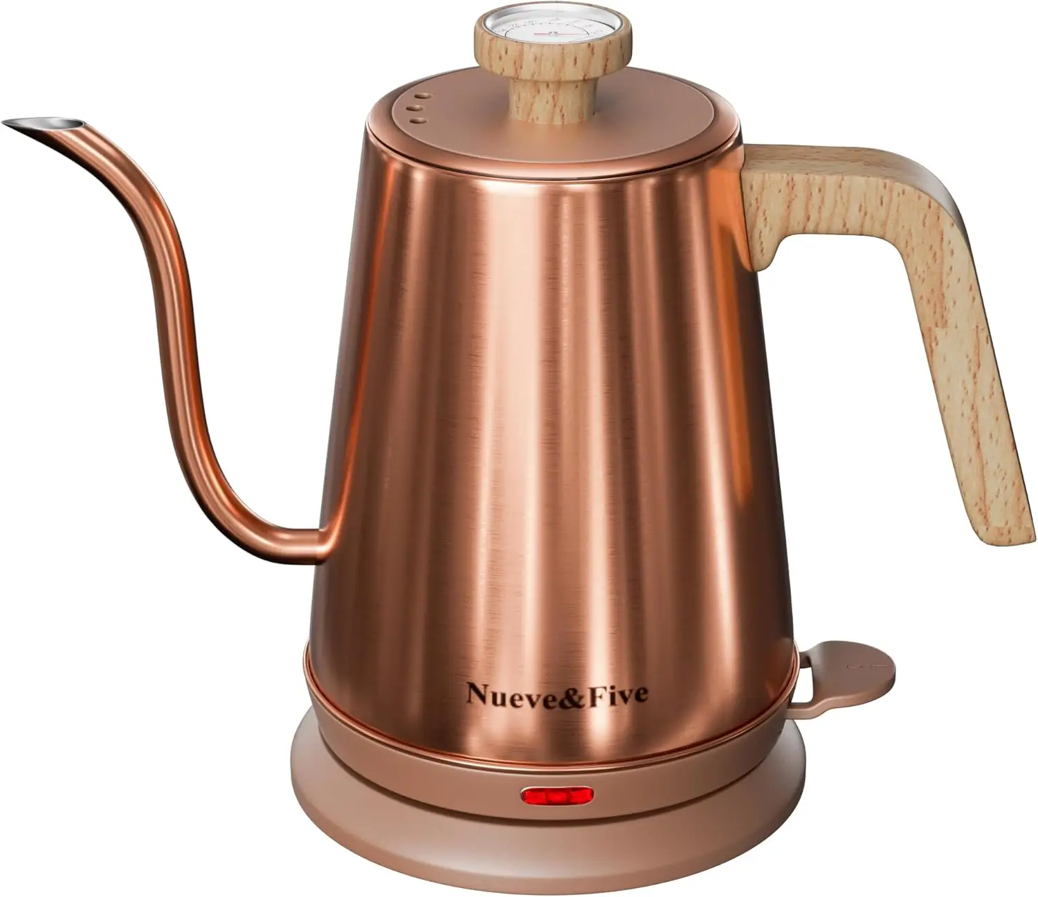 Gooseneck Electric Kettle with Thermometer, Auto Shut-Off, 1000W Fast Heating, Stainless Steel for Coffee & Tea
Gooseneck Electric Kettle with Thermometer, Auto Shut-Off, 1000W Fast Heating, Stainless Steel for Coffee & Tea