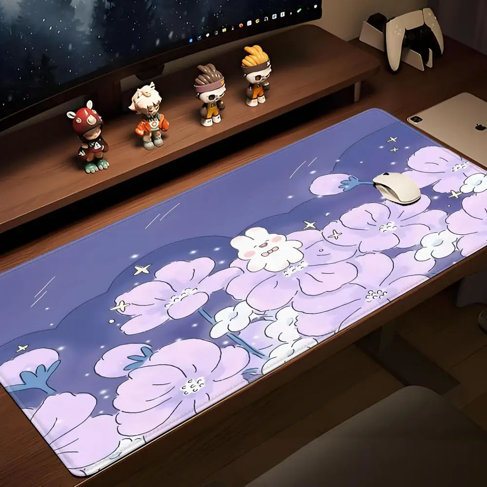 Pink Flower Large Desk Mats Green Plant Flower Deskpads Cute Bunny Mouse Pad Computer Mousepad Kawaii Mause pads HYBXAXC Xxl
Pink Flower Large Desk Mats Green Plant Flower Deskpads Cute Bunny Mouse Pad Computer Mousepad Kawaii Mause pads HYBXAXC Xxl