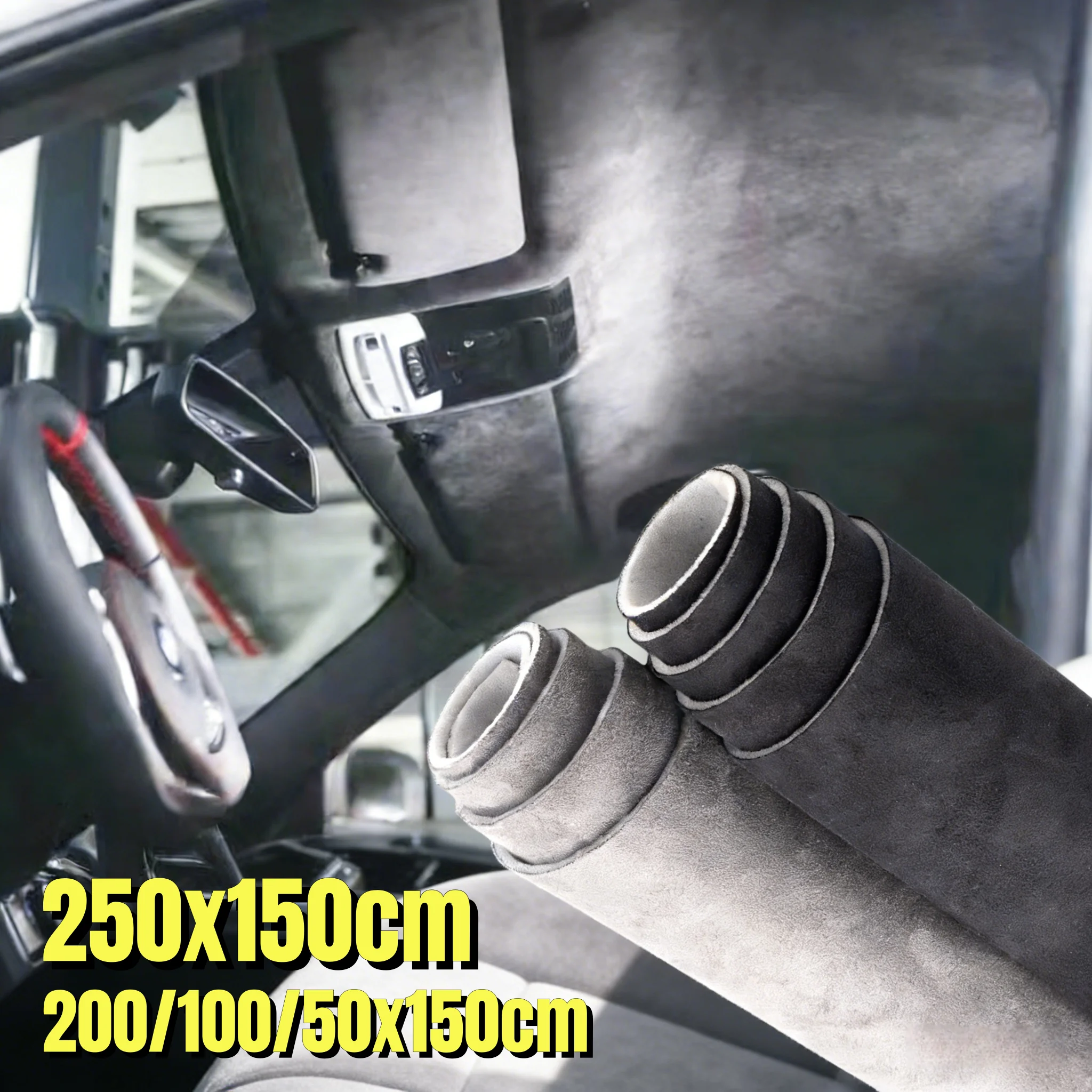 Car Headliner Suede Fabric with Foam Backing 4MM Thick for Car Interior Replacement/Repair/DIY Home Suede Auto Roof Composite
Car Headliner Suede Fabric with Foam Backing 4MM Thick for Car Interior Replacement/Repair/DIY Home Suede Auto Roof Composite