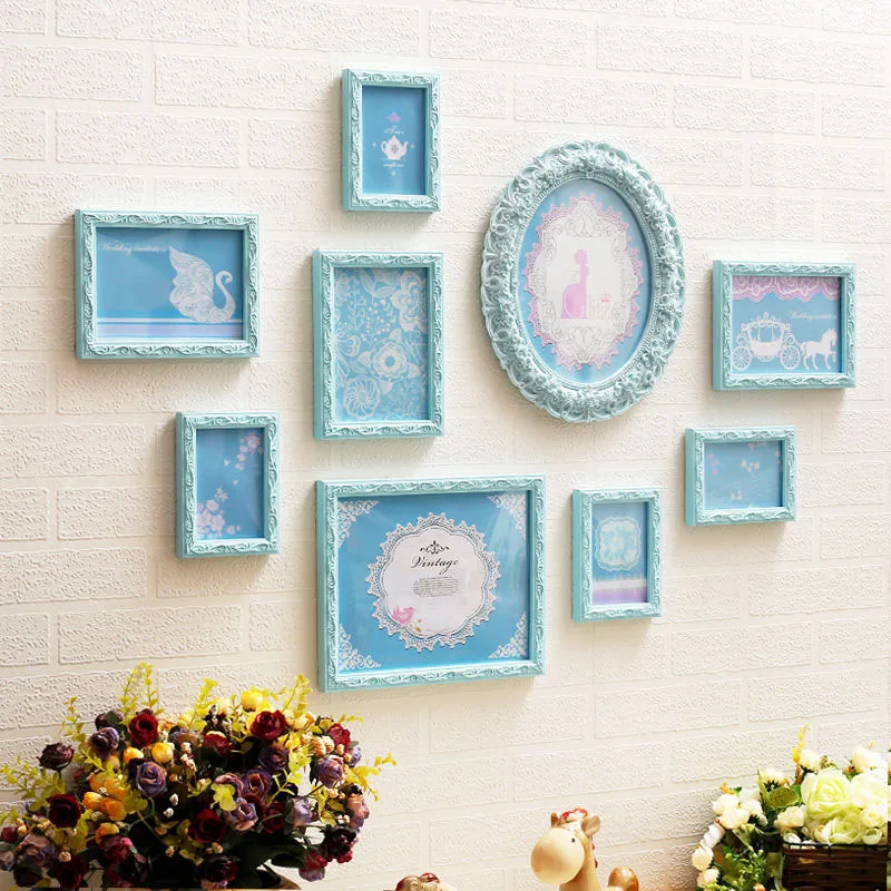 9 Boxes Photo Frames For Picture Wall Girl Room Decora Picture Frame Elegant Blue Carved Photo Frame Wall Decoration Painting
9 Boxes Photo Frames For Picture Wall Girl Room Decora Picture Frame Elegant Blue Carved Photo Frame Wall Decoration Painting