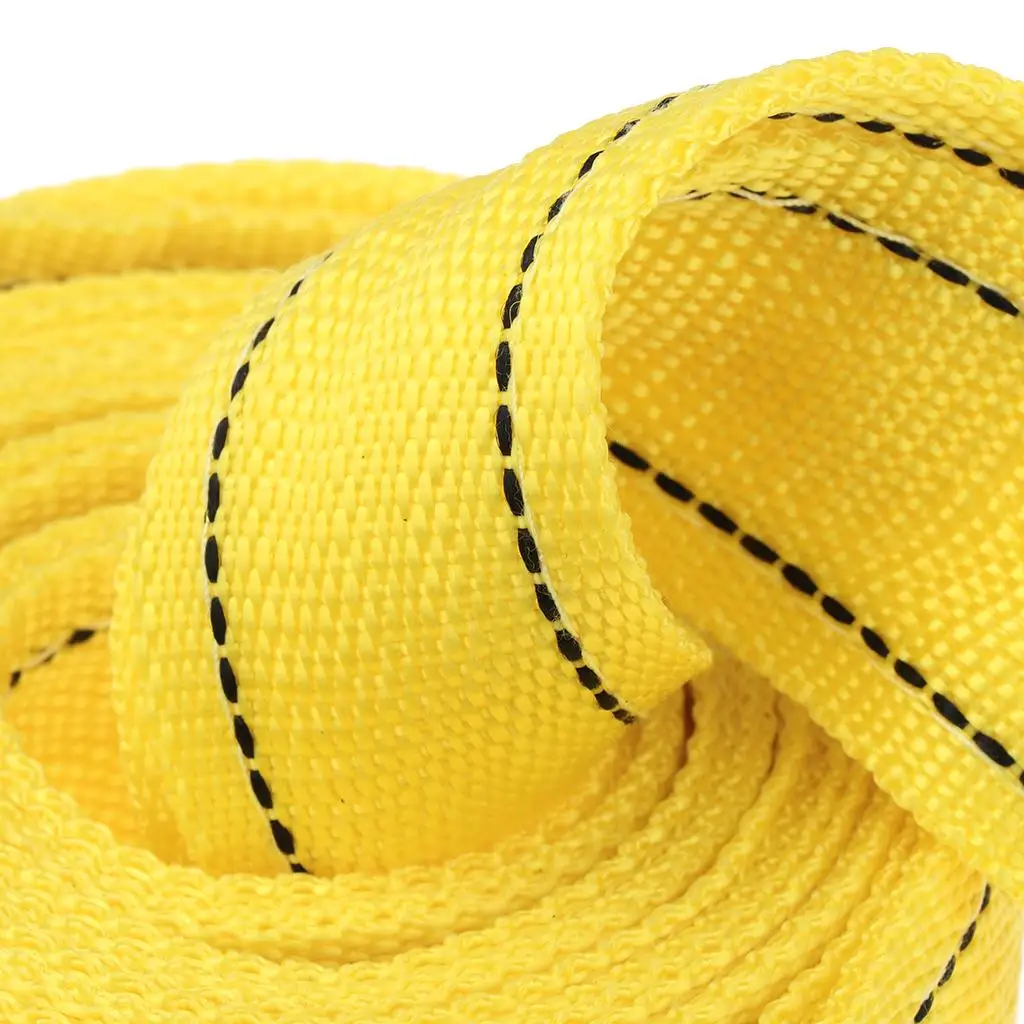 Nylon Tow Rope 5 Tons Pull Strap Durable Trailer Recovery Belt with Forged Hooks for Car Sand Snow Emergency
Nylon Tow Rope 5 Tons Pull Strap Durable Trailer Recovery Belt with Forged Hooks for Car Sand Snow Emergency