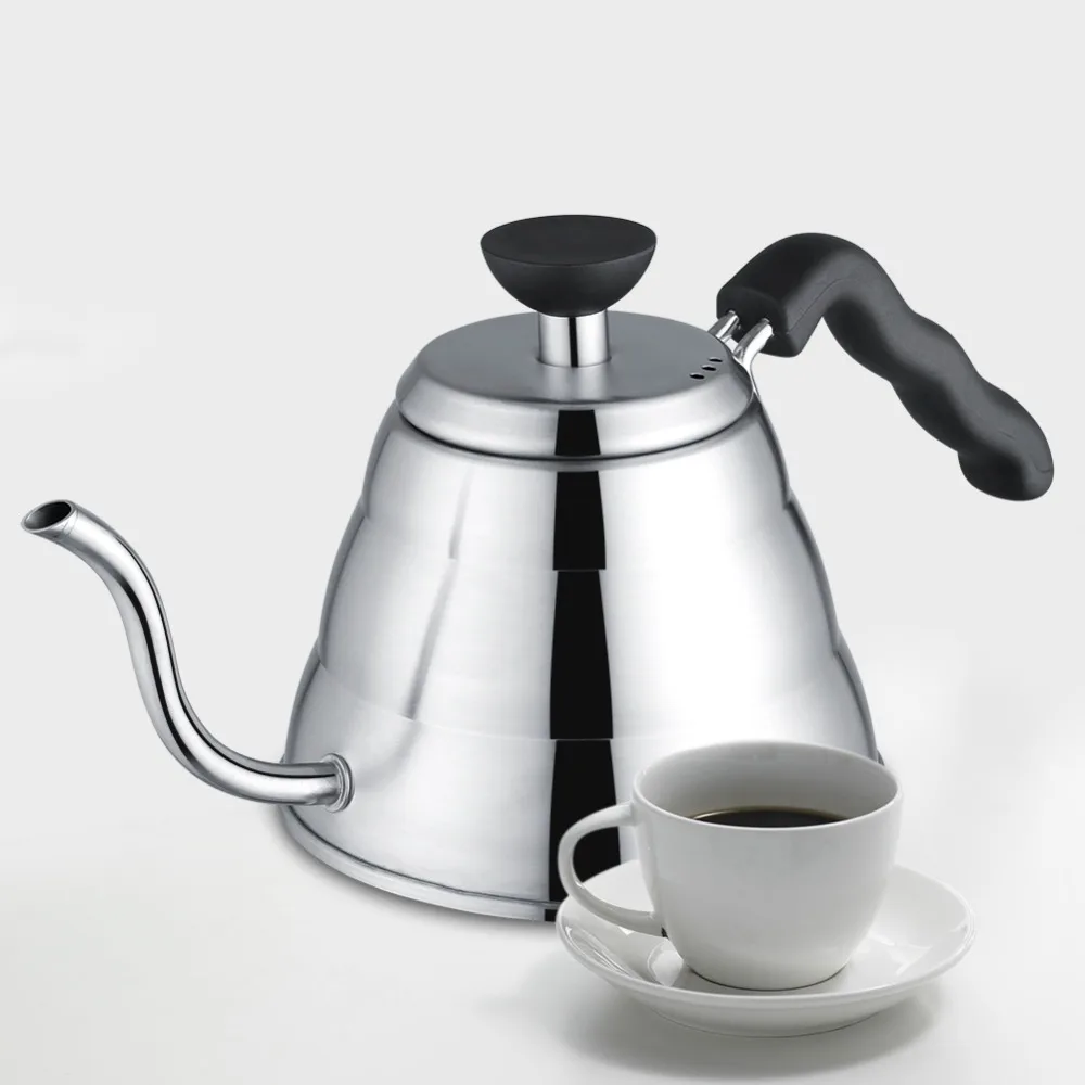 Stainless Steel Hand Drip Pot 1L Capacity Long Mouth Gooseneck Kettle Gooseneck Shaped Ergonomic Handle Stainless Steel Kettle
Stainless Steel Hand Drip Pot 1L Capacity Long Mouth Gooseneck Kettle Gooseneck Shaped Ergonomic Handle Stainless Steel Kettle