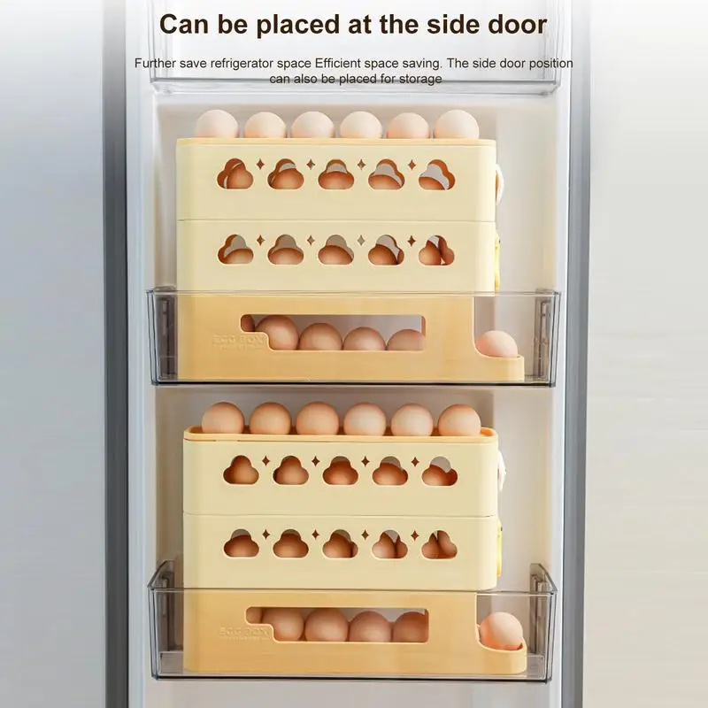 Egg Fridge Organizer Fridge Side Scrolling Egg Organizer Rack 3-Layer Reusable Rack Kitchen Food Preservation Tray For Mom
Egg Fridge Organizer Fridge Side Scrolling Egg Organizer Rack 3-Layer Reusable Rack Kitchen Food Preservation Tray For Mom