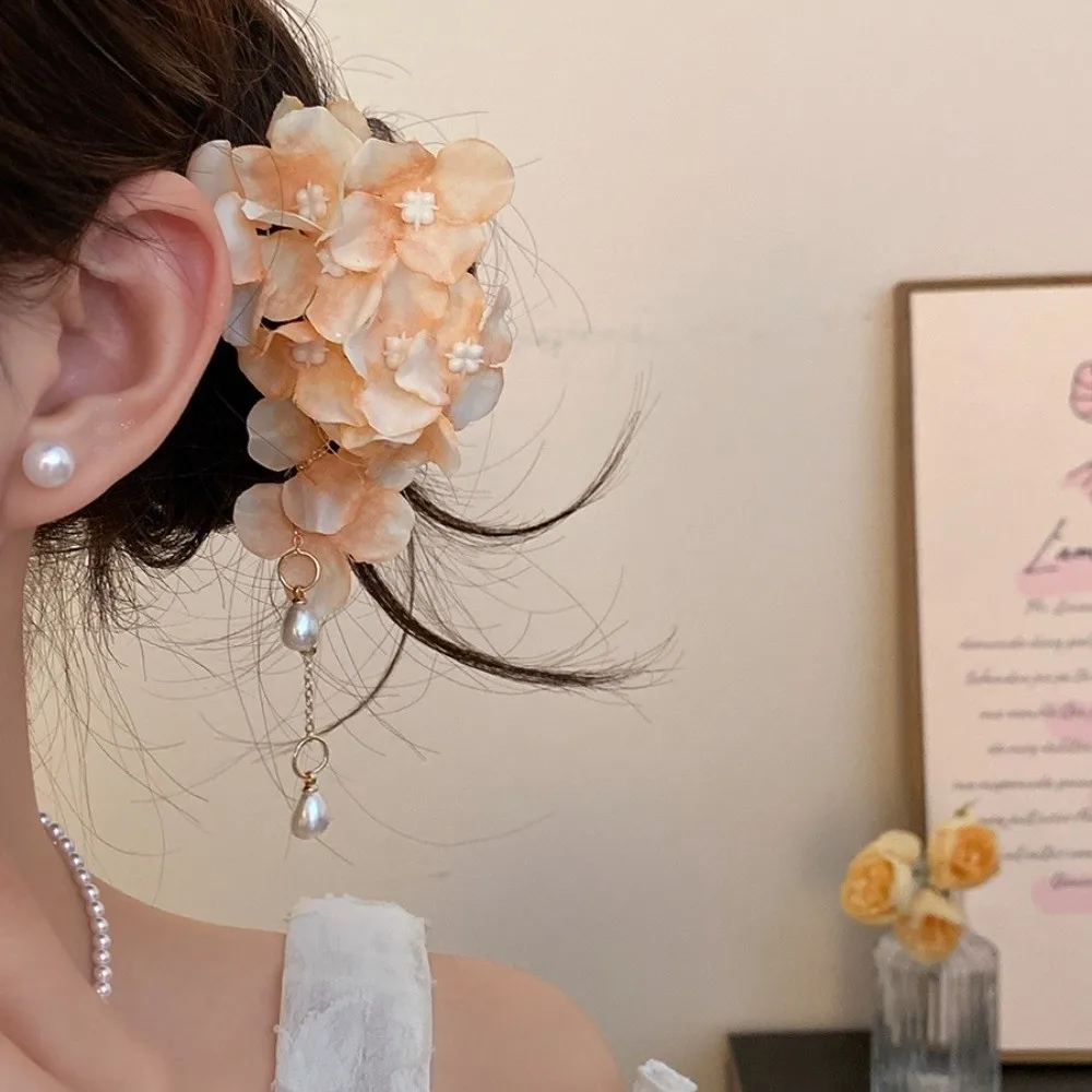 Imitation Pearl Flower Hairpin Tassel Fabric Hanfu Hair Accessories Headpieces Headdress Chinese Style Hair Clip Vacation
Imitation Pearl Flower Hairpin Tassel Fabric Hanfu Hair Accessories Headpieces Headdress Chinese Style Hair Clip Vacation