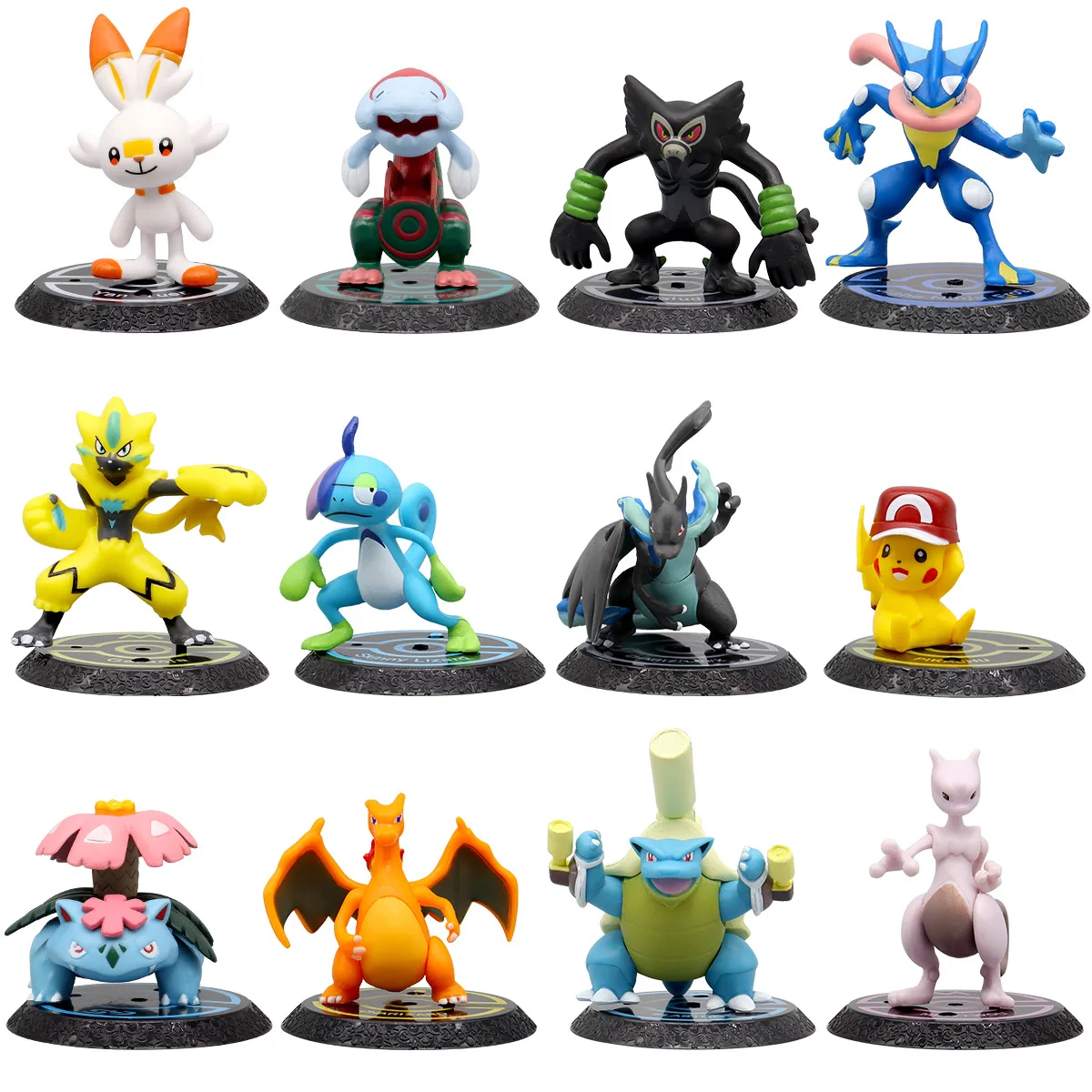 12pcs Cute Pokemon Super Charizard X Greninja Statue model.PVC material.Desktop decoration Collection handmade model.toy gift
12pcs Cute Pokemon Super Charizard X Greninja Statue model.PVC material.Desktop decoration Collection handmade model.toy gift