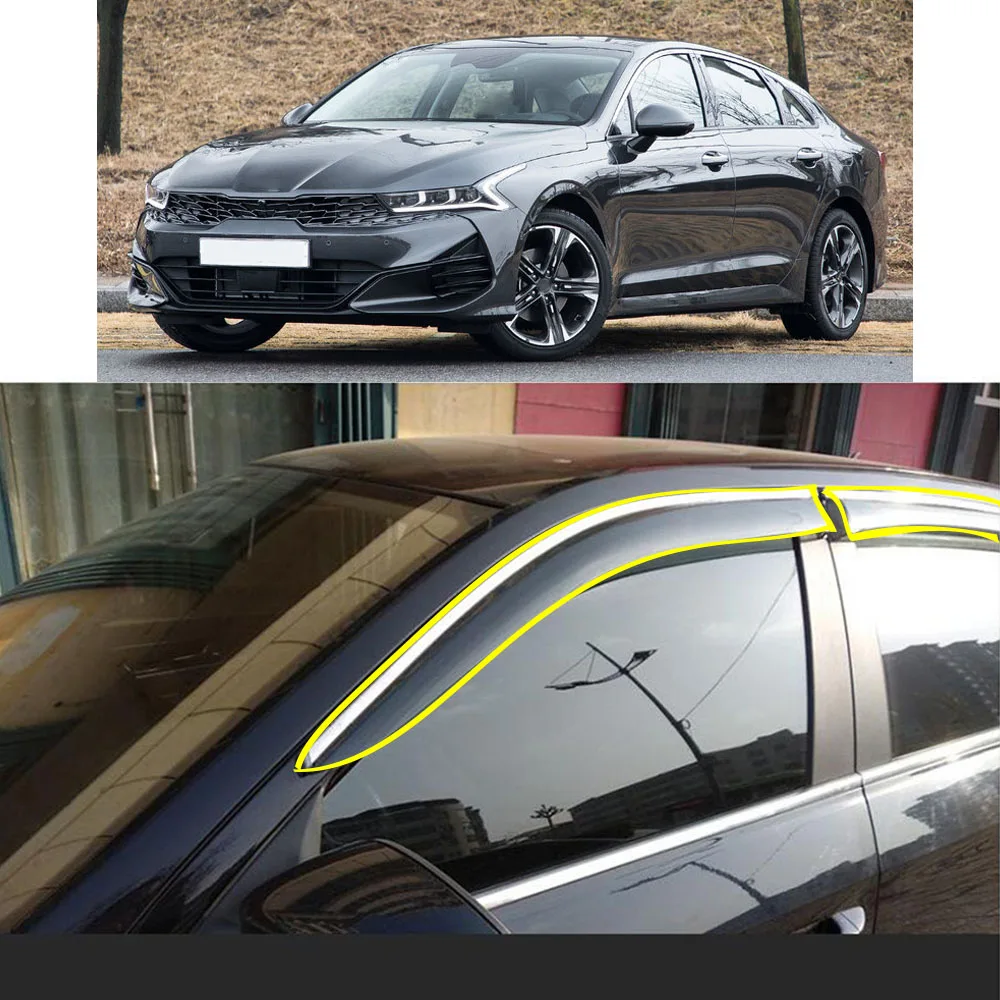 Car Body Styling Sticker Plastic Window Glass Wind Visor Rain/Sun Guard Vent Parts For KIA K5 2019 2020 2021 2022
Car Body Styling Sticker Plastic Window Glass Wind Visor Rain/Sun Guard Vent Parts For KIA K5 2019 2020 2021 2022