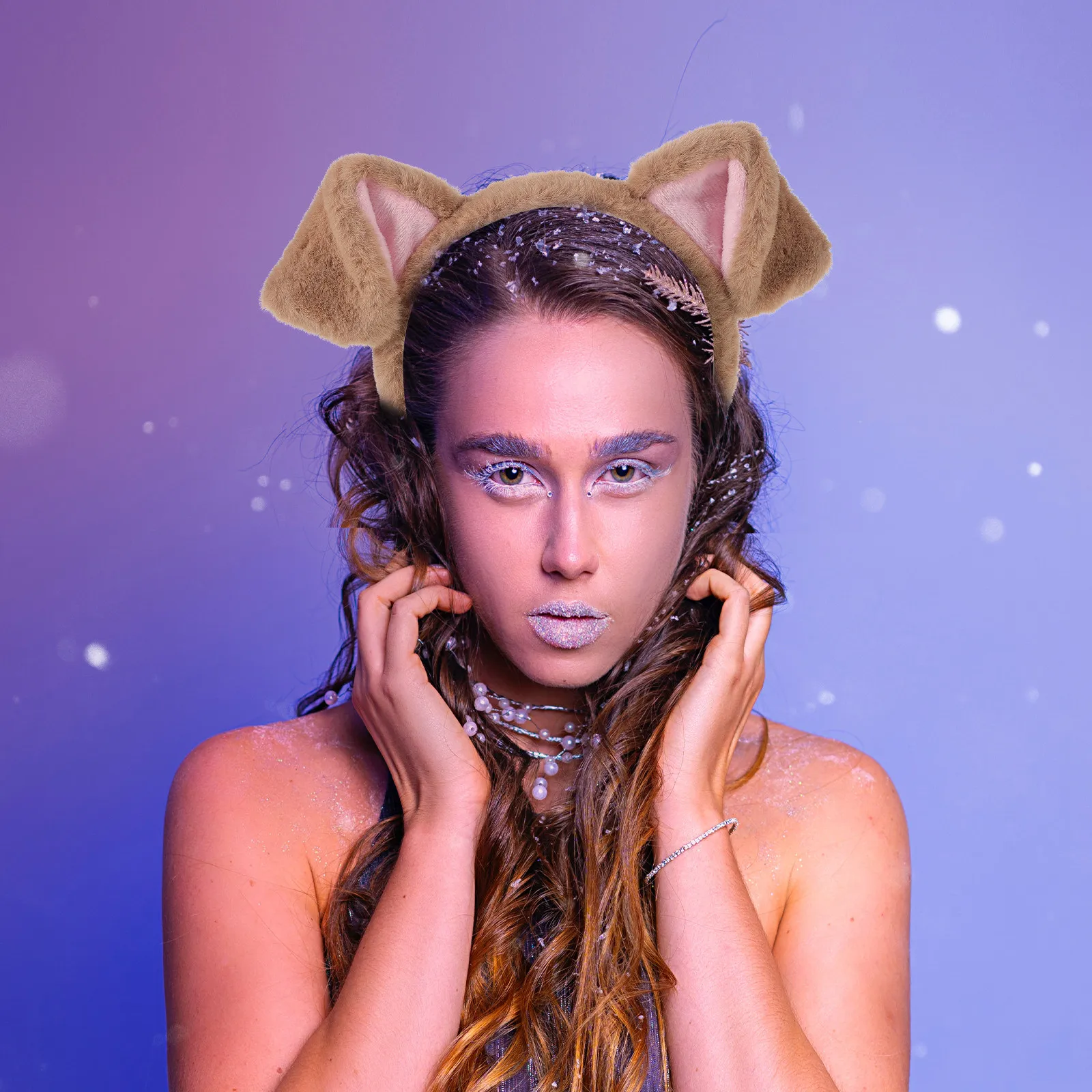 Dog Ears Hair Hoop Animal Cosplay Prop Adorable Chic Design for Costume Dress Up Party Performance Photography Supplies
Dog Ears Hair Hoop Animal Cosplay Prop Adorable Chic Design for Costume Dress Up Party Performance Photography Supplies