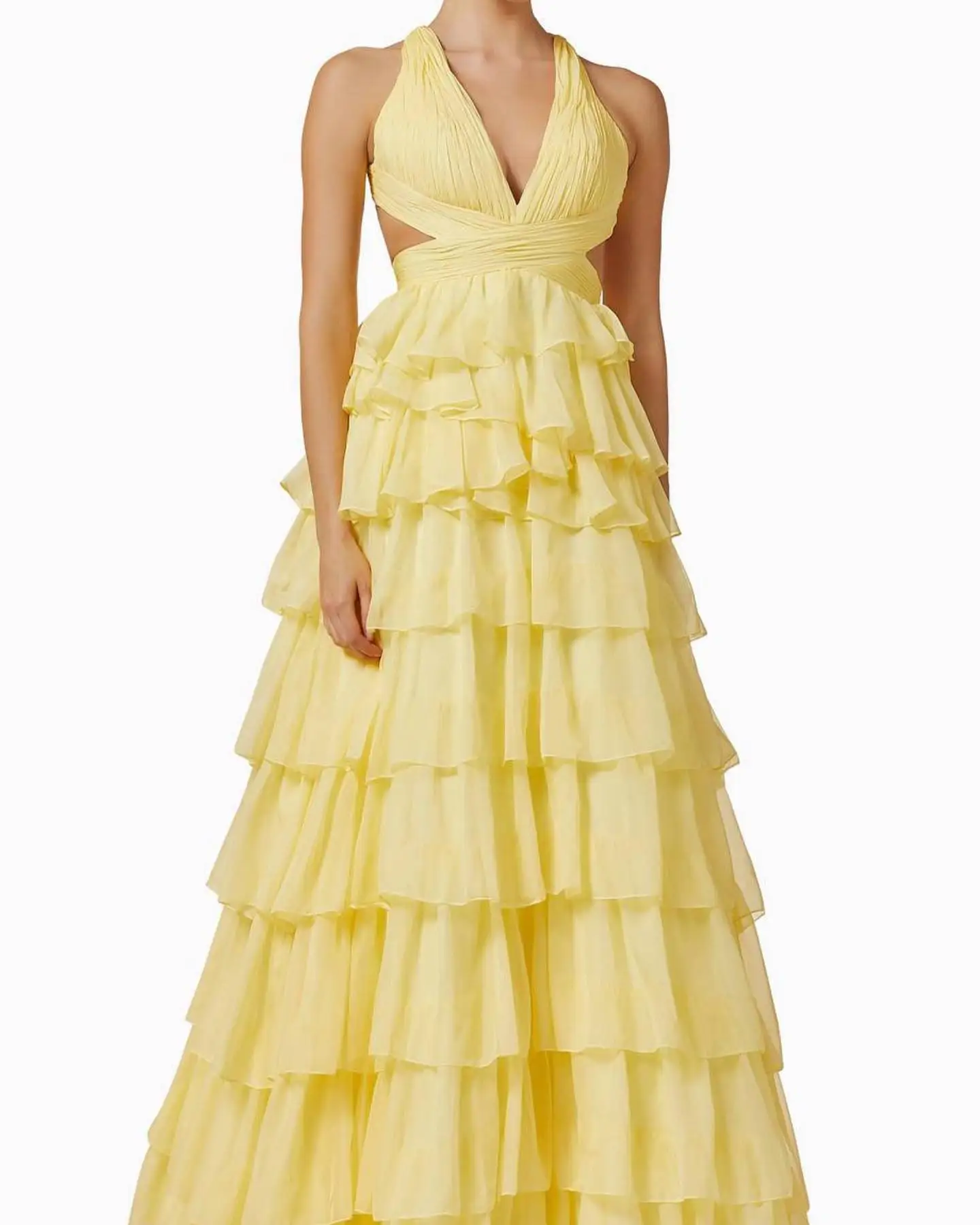 Customized Classic A-Line Floor Length Halter Chiffon Sleeveless Pleats Evening Dress Elegant Photo Color vestidos para mujer
Customized Classic A-Line Floor Length Halter Chiffon Sleeveless Pleats Evening Dress Elegant Photo Color vestidos para mujer