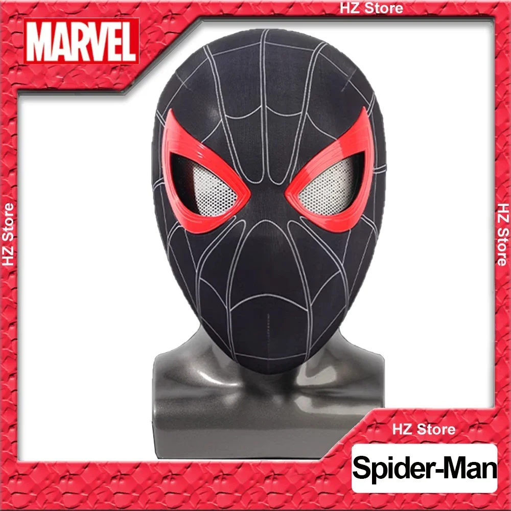 Marvel Spider-Man Miles Mask Chin Control Movable Eyes Wearable Spiderman Halloween Cosplay Helmet for Birthday Christmas Gift
Marvel Spider-Man Miles Mask Chin Control Movable Eyes Wearable Spiderman Halloween Cosplay Helmet for Birthday Christmas Gift
