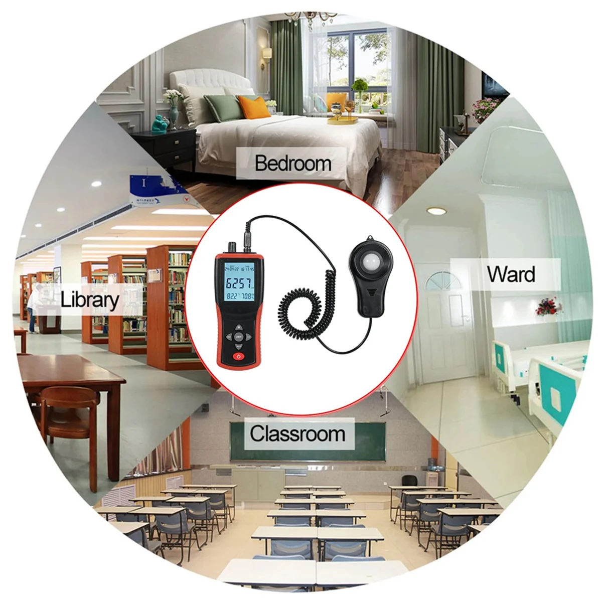 Illuminance meter TL-603 Digital Professional 400000 Lux Meter Handheld Light Meter FC Measure Luxmeter Illuminometer Photomete
Illuminance meter TL-603 Digital Professional 400000 Lux Meter Handheld Light Meter FC Measure Luxmeter Illuminometer Photomete