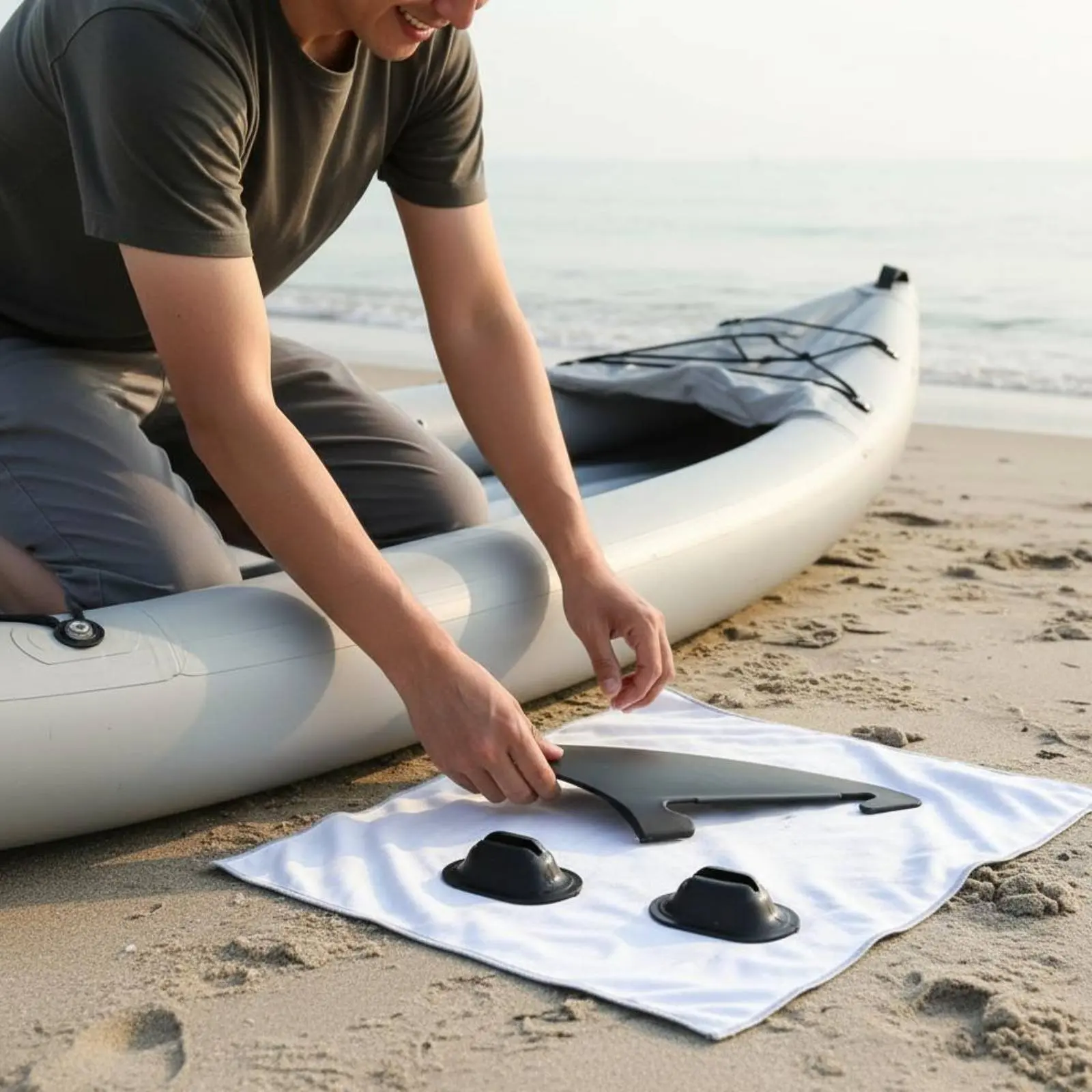 Inflatable Kayak Side Fin Easy to Install Glue-on Boat Fin Watersport Accessory
Inflatable Kayak Side Fin Easy to Install Glue-on Boat Fin Watersport Accessory