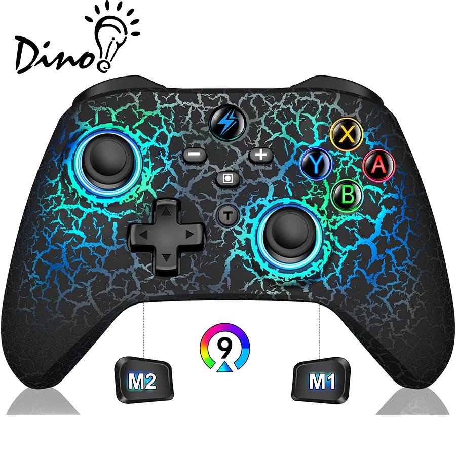 RGB Gamepad For Nintendo Switch Wireless Controller For Switch OLED/Switch Lite Joypad with Programmable Keys Support Bluetooth
RGB Gamepad For Nintendo Switch Wireless Controller For Switch OLED/Switch Lite Joypad with Programmable Keys Support Bluetooth