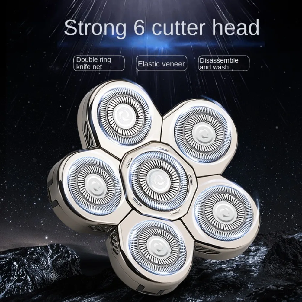 New 6 Head 6 Head Shaver Replacement Heads Replacement Blades Electric Shaver Head Wet and Dry Shaver Cutter Floating Head Men's
New 6 Head 6 Head Shaver Replacement Heads Replacement Blades Electric Shaver Head Wet and Dry Shaver Cutter Floating Head Men's