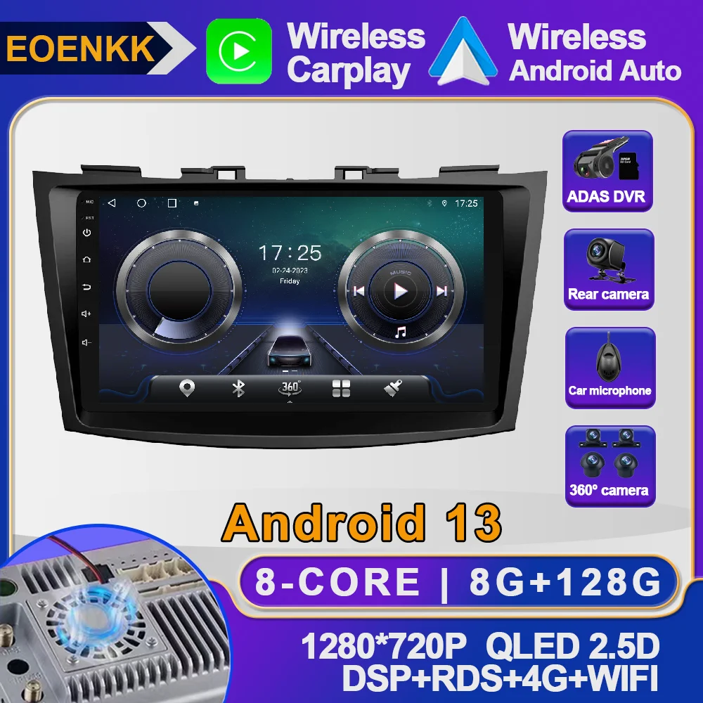Android 13 For Suzuki SWIFT 4 2011 - 2017 Car Radio Navigation GPS Video Autoradio Multimedia AHD RDS BT SWC Player ADAS 4G DSP
Android 13 For Suzuki SWIFT 4 2011 - 2017 Car Radio Navigation GPS Video Autoradio Multimedia AHD RDS BT SWC Player ADAS 4G DSP