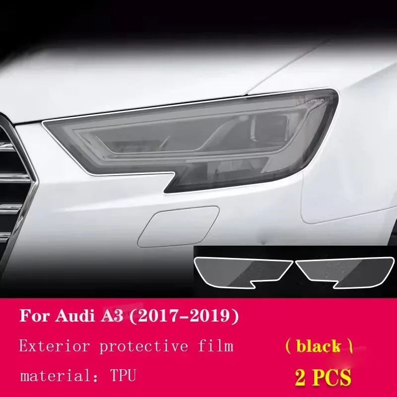 For Audi A3 2017 2018 2019 Car Headlight Protective Film Headlamp Transparent Black TPU Anti-scratch Sticker Accessories PPF
For Audi A3 2017 2018 2019 Car Headlight Protective Film Headlamp Transparent Black TPU Anti-scratch Sticker Accessories PPF