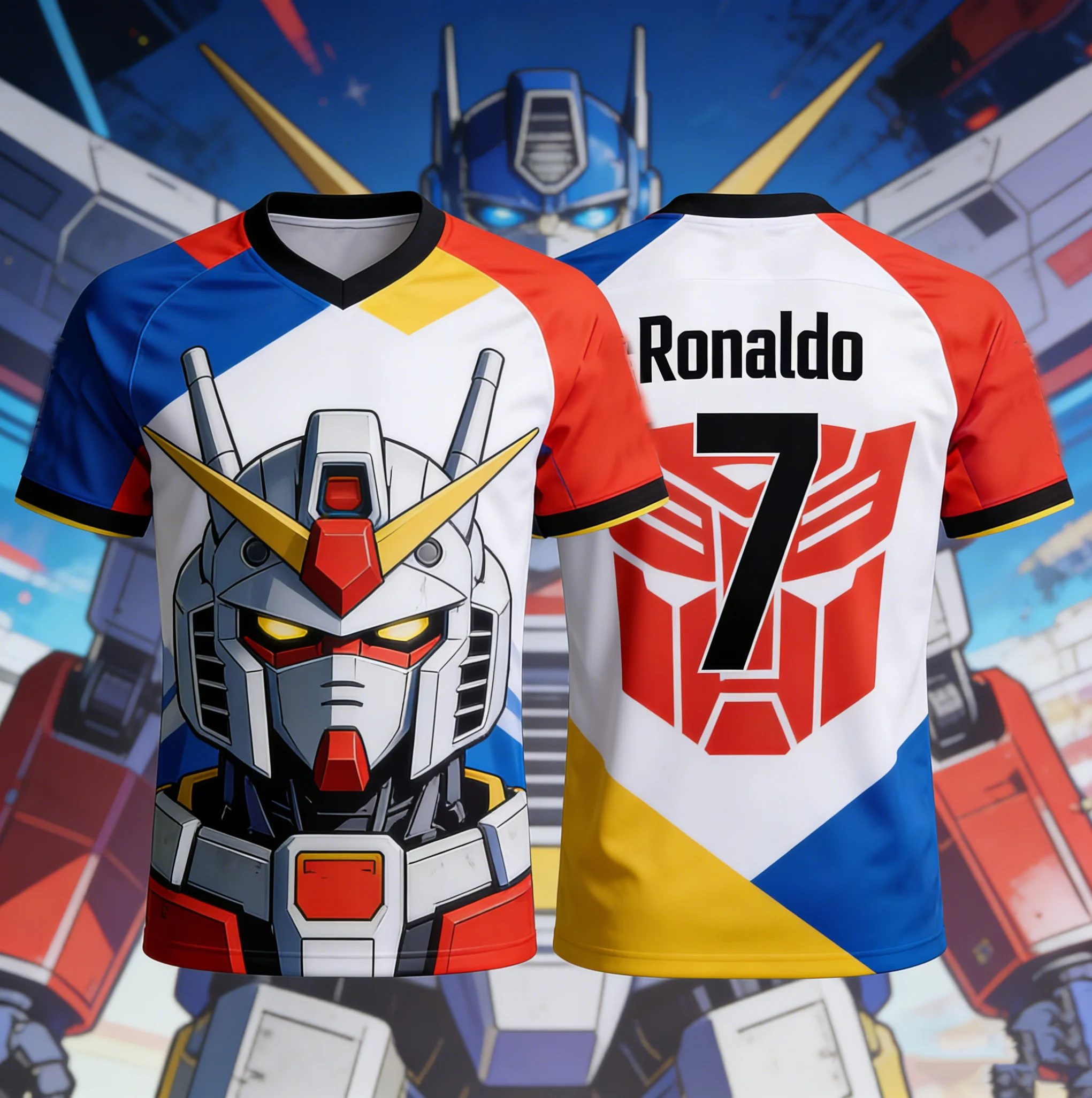 Футболка-джерси 2026 года: коллаборация Gundam и Криштиану Роналду, анимированная, для активного отдыха, быстросохнущая, мужская, детская одежда
Футболка-джерси 2026 года: коллаборация Gundam и Криштиану Роналду, анимированная, для активного отдыха, быстросохнущая, мужская, детская одежда