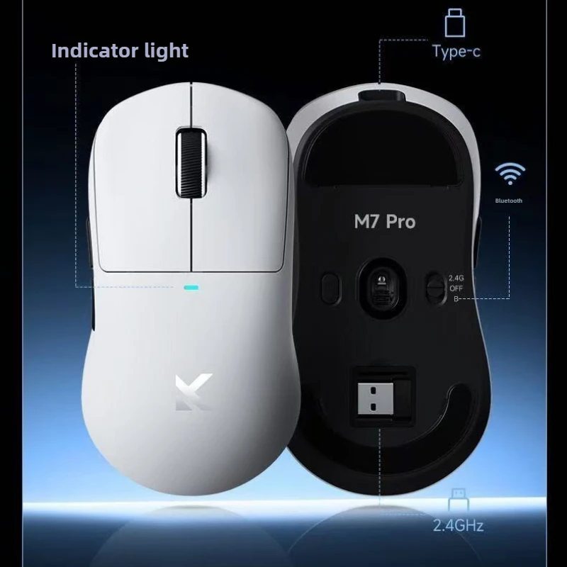 MCHOSE M7 Pro Ultra Wireless Esports Mouse 8K Polling PAW3395 Gaming Custom LightWeight Ergonomic Gamer Mouse
MCHOSE M7 Pro Ultra Wireless Esports Mouse 8K Polling PAW3395 Gaming Custom LightWeight Ergonomic Gamer Mouse