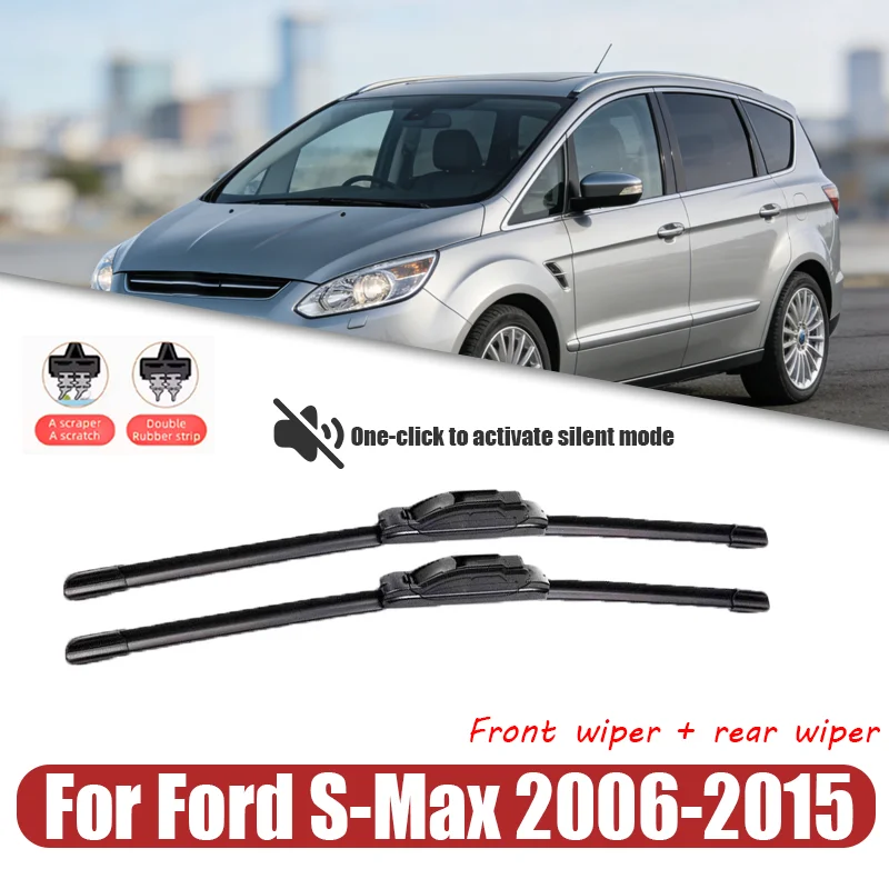 For Ford S-Max 2006-2015 Car Windshield Windscreen Wiper Blades 2007 2008 2009 2010 2011 2012 2013 2015 Front Window
For Ford S-Max 2006-2015 Car Windshield Windscreen Wiper Blades 2007 2008 2009 2010 2011 2012 2013 2015 Front Window