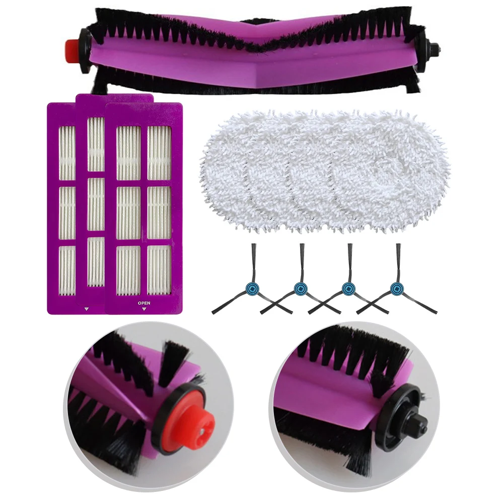 Main Side Brush Filter Mop Cloth Washable Kit For Eureka J15 Pro Sweeper Robot Accessories For Home Cleaning Equipment Parts
Main Side Brush Filter Mop Cloth Washable Kit For Eureka J15 Pro Sweeper Robot Accessories For Home Cleaning Equipment Parts