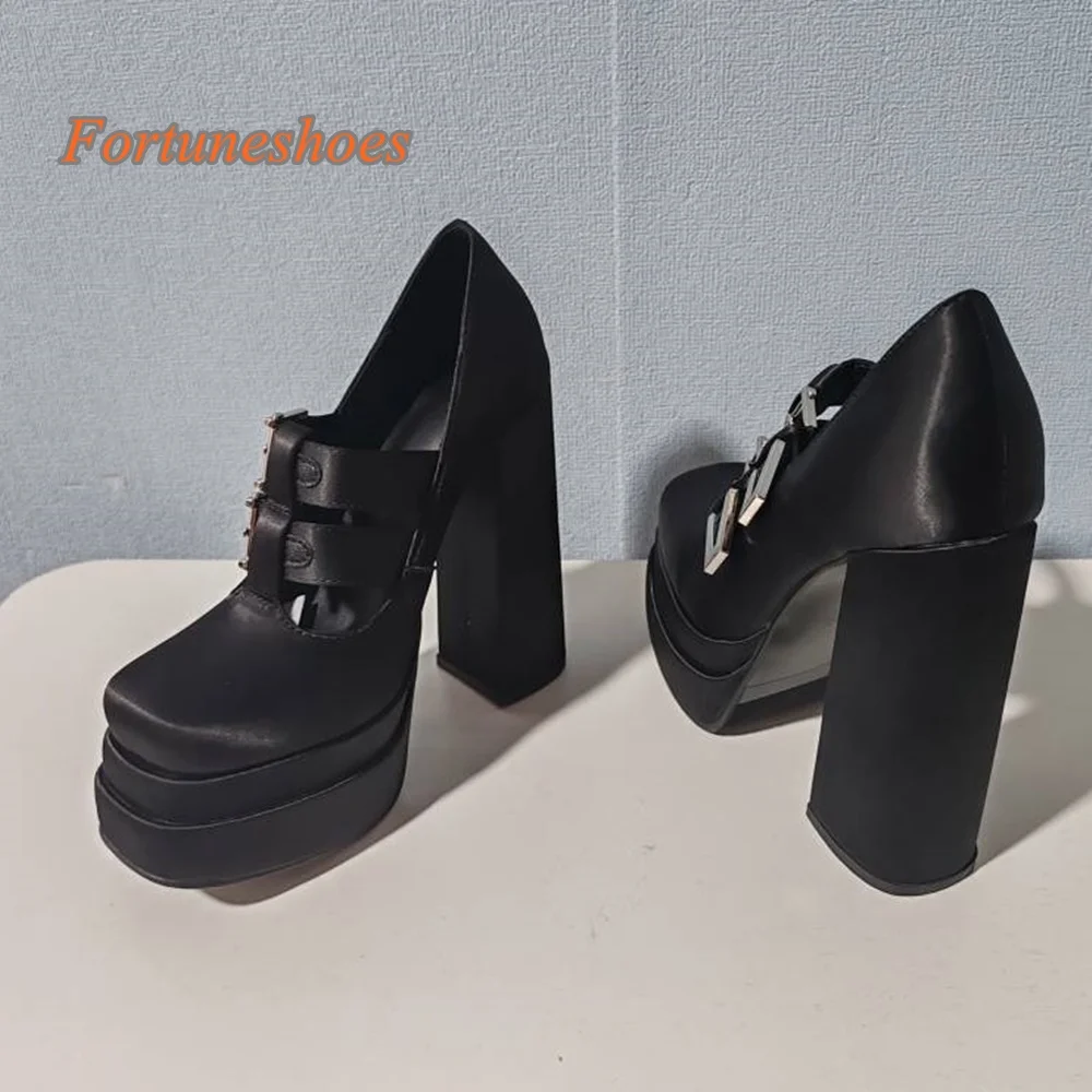 Silk Shallow Platform Chunky Heel Pumps Square Toe Solid Metal Belt Buckle Rivet Pumps 2025 Newest Fashion Casual Spring Pumps
Silk Shallow Platform Chunky Heel Pumps Square Toe Solid Metal Belt Buckle Rivet Pumps 2025 Newest Fashion Casual Spring Pumps