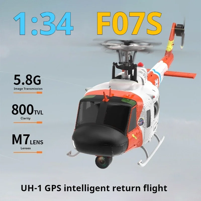 YUXIANG F07S Вертолет с дистанционным управлением UH-1 Бесщеточный вертолет с камерой GPS Автоматическое возвращение + оптический поток Фиксированная высота
YUXIANG F07S Вертолет с дистанционным управлением UH-1 Бесщеточный вертолет с камерой GPS Автоматическое возвращение + оптический поток Фиксированная высота