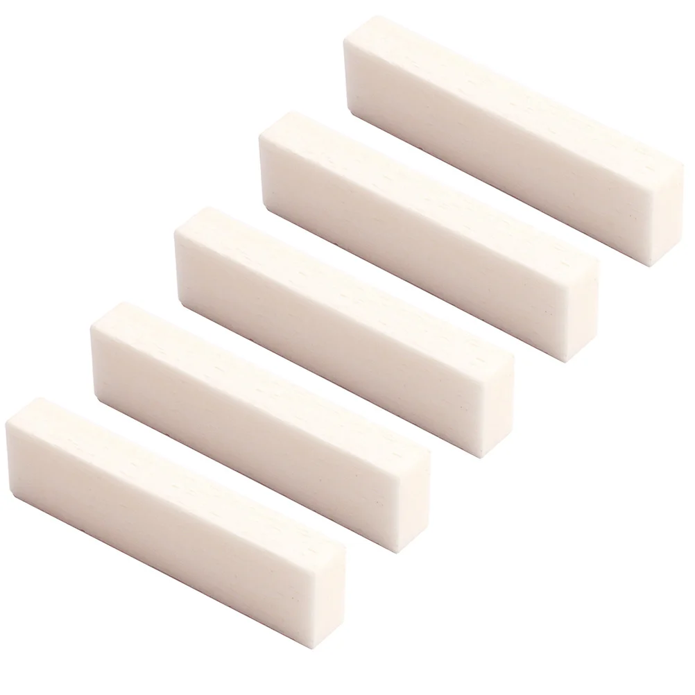 5pcs Hard Buffalo Bone Material 39X9X5Mm Diy Saddle Nut For Acoustic Guitar Ukulele Banjo String Instrument Guitar Bone Nut
5pcs Hard Buffalo Bone Material 39X9X5Mm Diy Saddle Nut For Acoustic Guitar Ukulele Banjo String Instrument Guitar Bone Nut