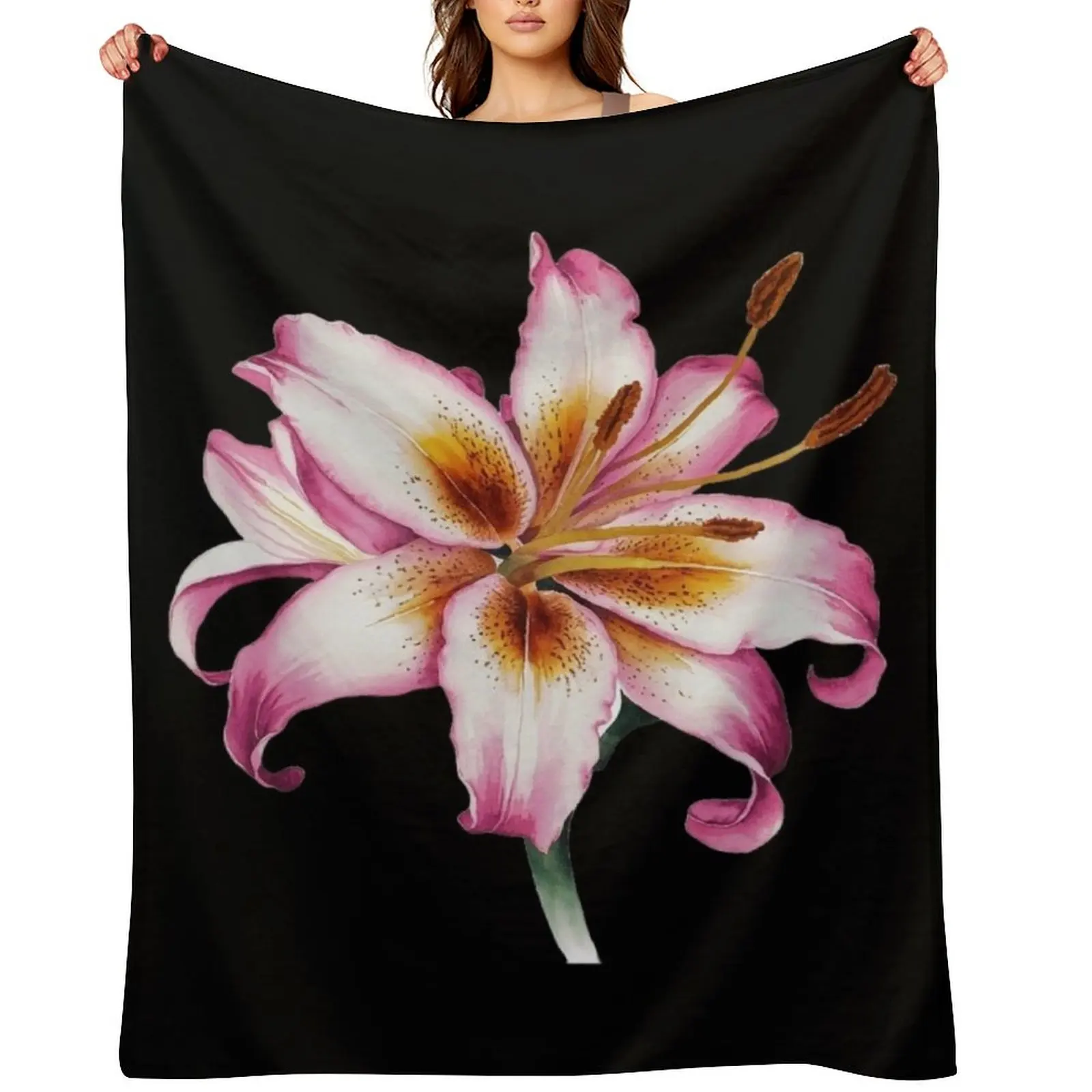 Stargazer Lily Oriental Throw Blanket Decorative Sofas Decorative Beds Personalized Gift blankets ands Blankets
Stargazer Lily Oriental Throw Blanket Decorative Sofas Decorative Beds Personalized Gift blankets ands Blankets