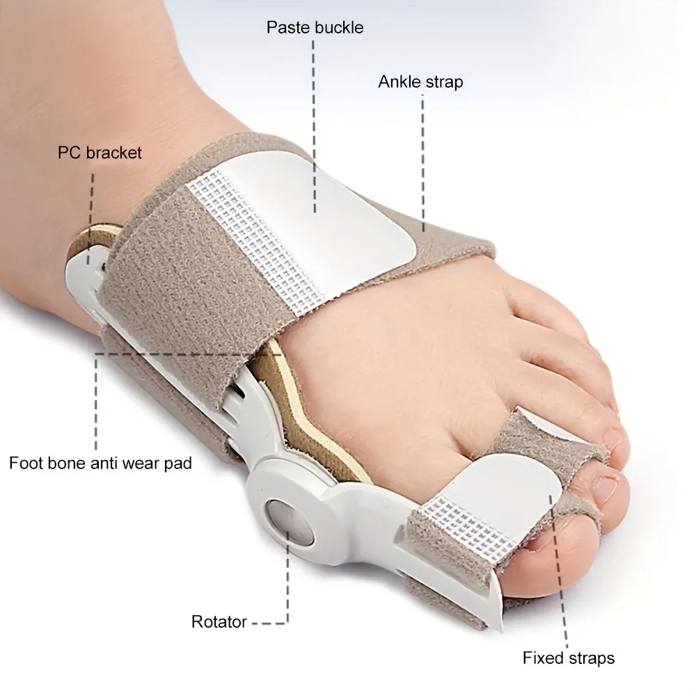 1PCS Big Bone Toe Bunion Splint Straightener Corrector Foot Pain Relief Hallux Valgus Feet Care Protector Foot Care Tools
1PCS Big Bone Toe Bunion Splint Straightener Corrector Foot Pain Relief Hallux Valgus Feet Care Protector Foot Care Tools