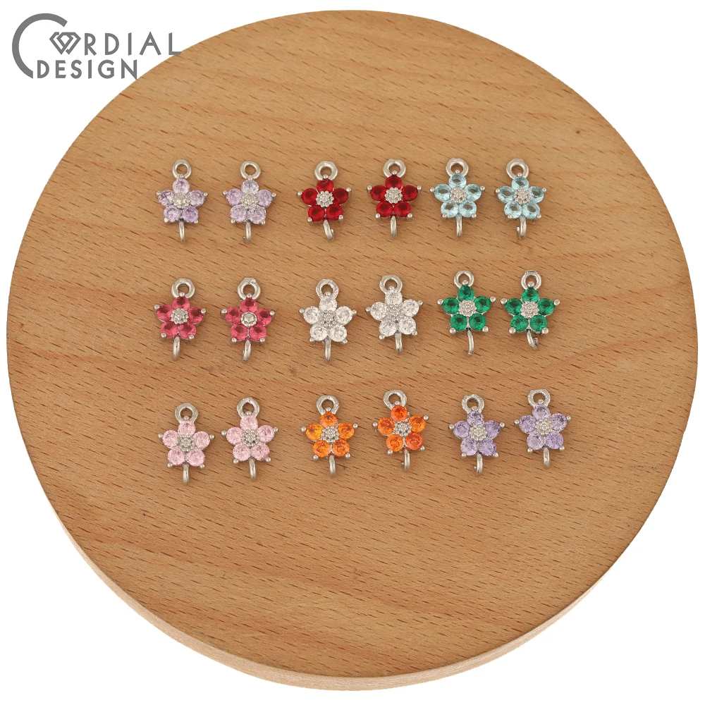Аксессуары для сережек Cordial Design 50 шт. 8*12 мм/соединители CZ DIY/форма цветка/родий/ручная работа/Ювелирная фурнитура и компоненты
Аксессуары для сережек Cordial Design 50 шт. 8*12 мм/соединители CZ DIY/форма цветка/родий/ручная работа/Ювелирная фурнитура и компоненты