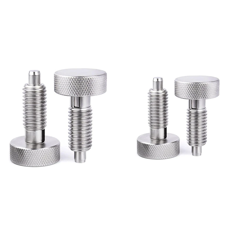 A52I-2Pcs Stainless Steel Hand Retractable Spring Plungers With Knurled Handle - Quick Release Locking Pin
A52I-2Pcs Stainless Steel Hand Retractable Spring Plungers With Knurled Handle - Quick Release Locking Pin