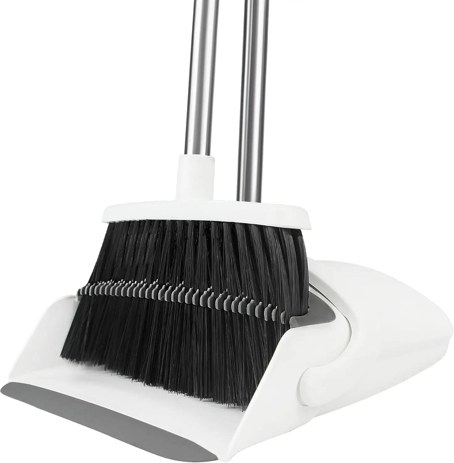 Adjustable Broom and Dustpan Set with Long Handle for Home Cleaning, Includes Dustpan Teeth for Hair Removal
Adjustable Broom and Dustpan Set with Long Handle for Home Cleaning, Includes Dustpan Teeth for Hair Removal