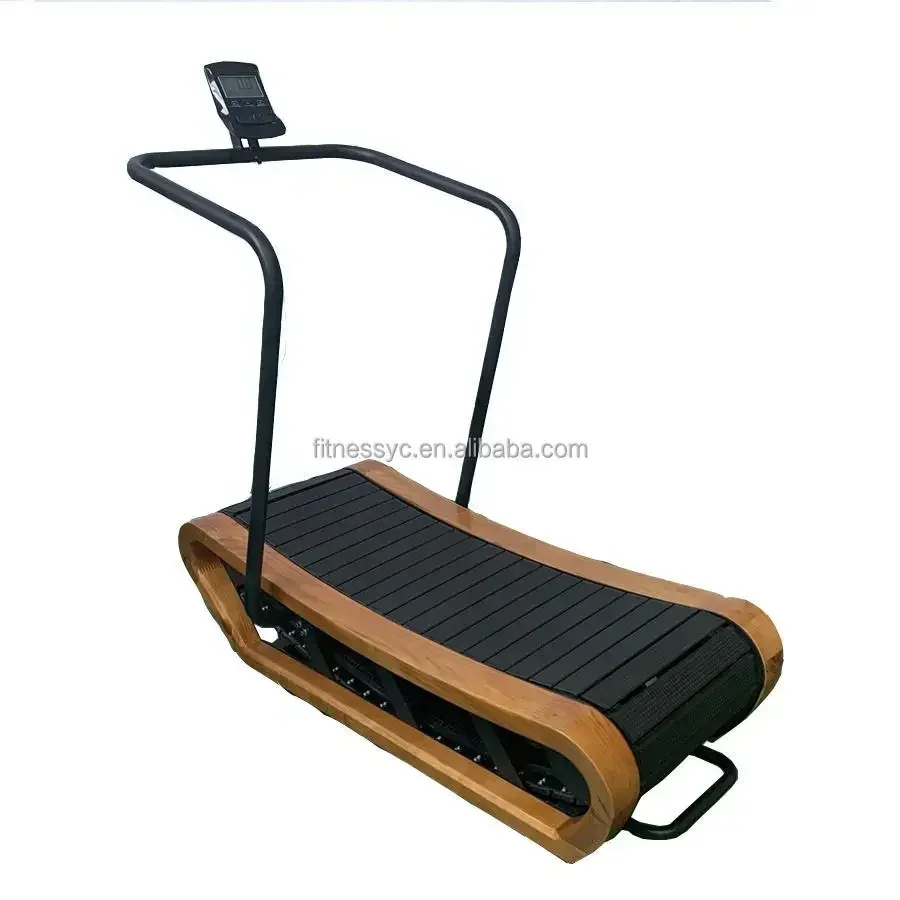 New Design Commercial Gym Equipment YC-4008G Self-Generating Wood Curved Treadmill Fitness Air Runner
New Design Commercial Gym Equipment YC-4008G Self-Generating Wood Curved Treadmill Fitness Air Runner