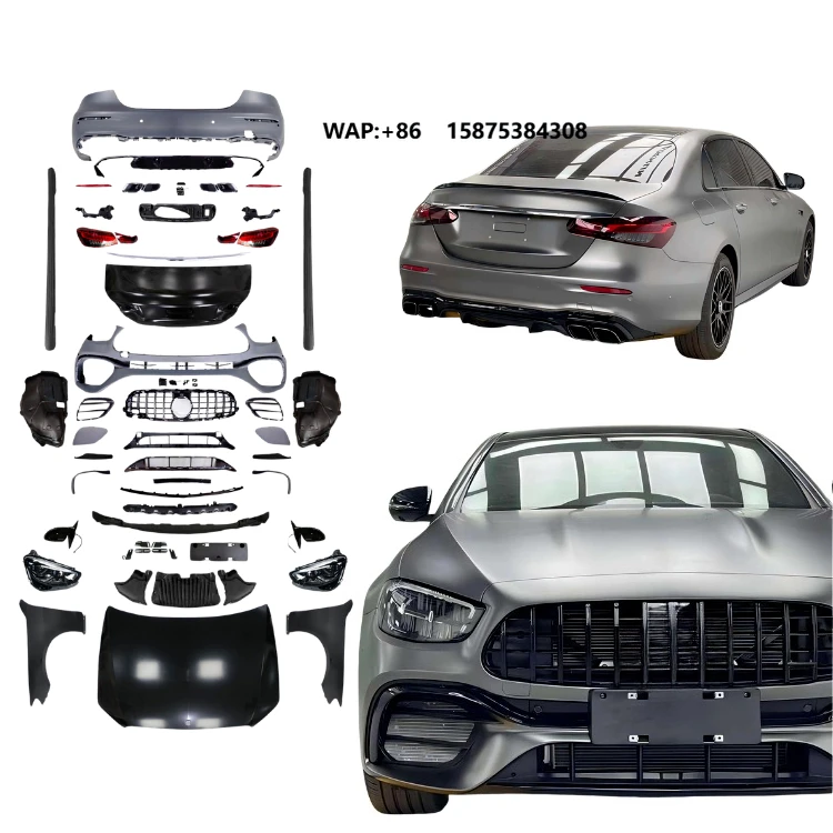 Body Kit for W212 2009-2015 Upgrade to 2023 W213 E63 Facelift Bumper Headlamp Taillamp Grating Fender Hood Non Cut
Body Kit for W212 2009-2015 Upgrade to 2023 W213 E63 Facelift Bumper Headlamp Taillamp Grating Fender Hood Non Cut
