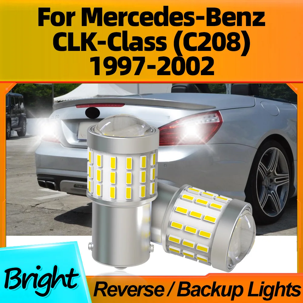 2PCS 1156 BA15S P21W LED Bulbs Reverse Light Lamps 12V Upgrade For Mercedes Benz CLK-Class (C208) 1997 1998 1999 2000 2001 2002
2PCS 1156 BA15S P21W LED Bulbs Reverse Light Lamps 12V Upgrade For Mercedes Benz CLK-Class (C208) 1997 1998 1999 2000 2001 2002