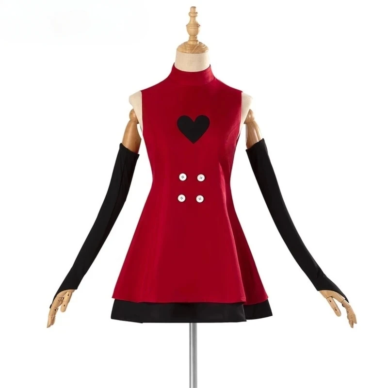Anime Hazzbin for Game Fans Hotel Charlie Cosplay Halloween Costume Adult Kids Red Dress Wig Horn Tail Sexy Sleeveless Skirt2025
Anime Hazzbin for Game Fans Hotel Charlie Cosplay Halloween Costume Adult Kids Red Dress Wig Horn Tail Sexy Sleeveless Skirt2025