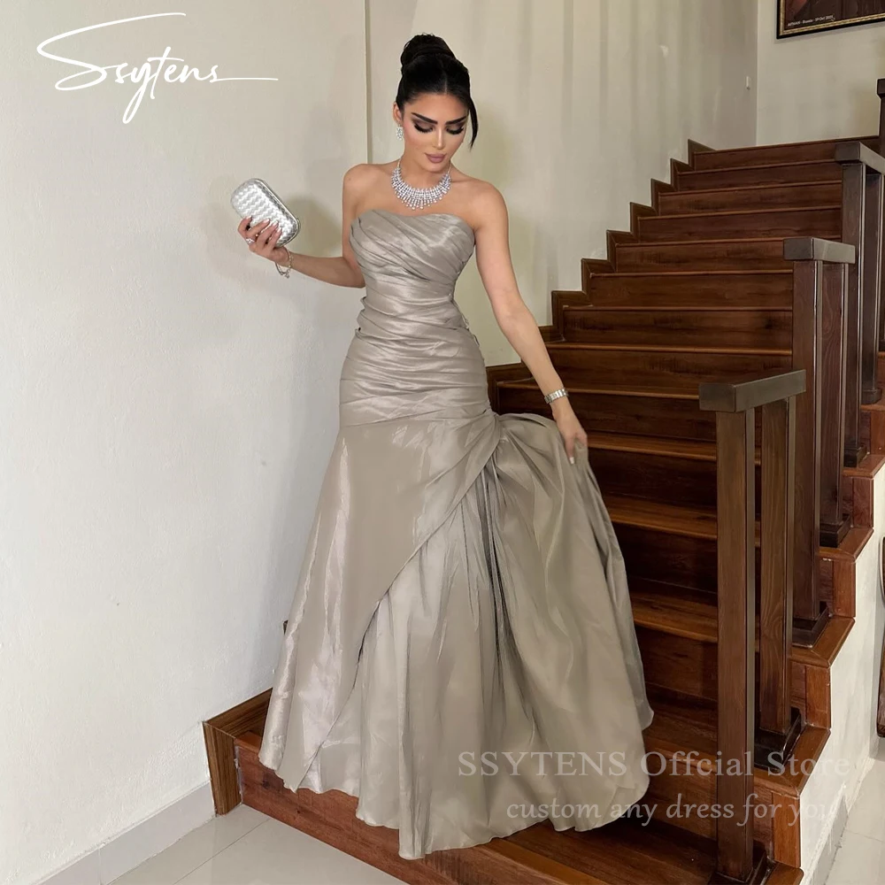 SSYTENS Elegant Evening Dresses Mermaid Dubai Formal Party Gowns for Women Saudi Strapless Floor-Length Prom Gowns Customized
SSYTENS Elegant Evening Dresses Mermaid Dubai Formal Party Gowns for Women Saudi Strapless Floor-Length Prom Gowns Customized