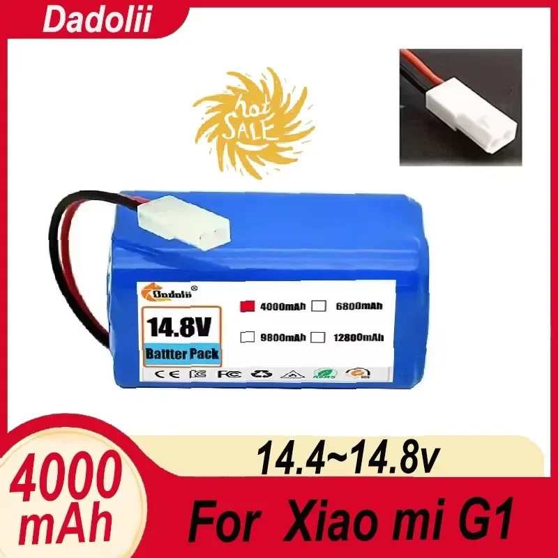 2025 New 4S1P 14.4V 4000mAh Lithium ion Battery Pack, Suitable for Xiaomi Robot Vacuum Mop Essential G1 MJSTG1 R30 R35
2025 New 4S1P 14.4V 4000mAh Lithium ion Battery Pack, Suitable for Xiaomi Robot Vacuum Mop Essential G1 MJSTG1 R30 R35