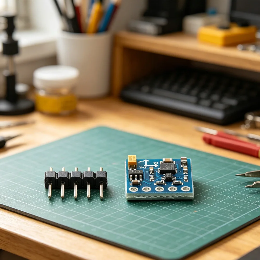 QMC5883L-Based 3-Direction Magnetic Field Sensor Module GY-271 for Navigation and For COMPASS Use I2C Compatible
QMC5883L-Based 3-Direction Magnetic Field Sensor Module GY-271 for Navigation and For COMPASS Use I2C Compatible
