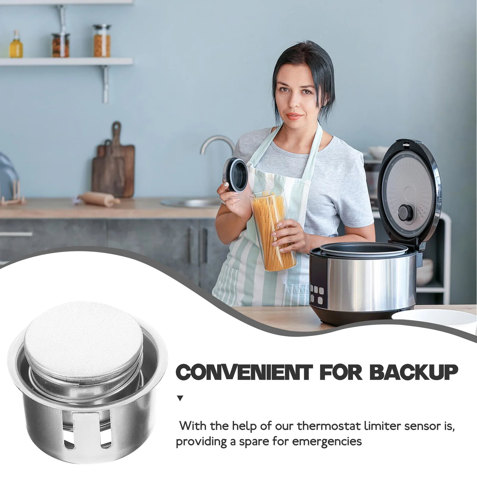2 Pieces Thermostat Temperature Sensors Temperature Switch Rice Cooker Sensor Rice Cooker Component Electric Replacement
2 Pieces Thermostat Temperature Sensors Temperature Switch Rice Cooker Sensor Rice Cooker Component Electric Replacement