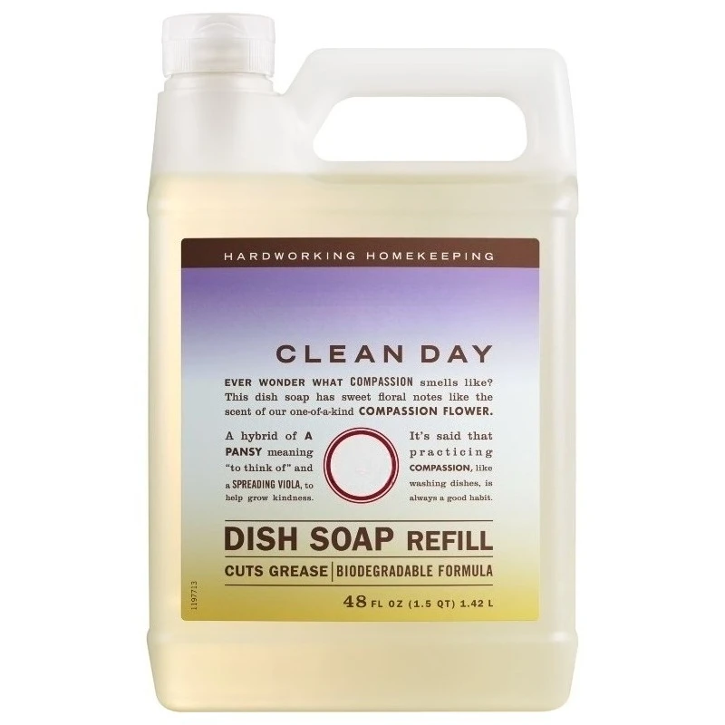 Жидкое средство для мытья посуды Clean Day, аромат цветов Compassion, флакон 48 жидких унций (1,4 л)
Жидкое средство для мытья посуды Clean Day, аромат цветов Compassion, флакон 48 жидких унций (1,4 л)