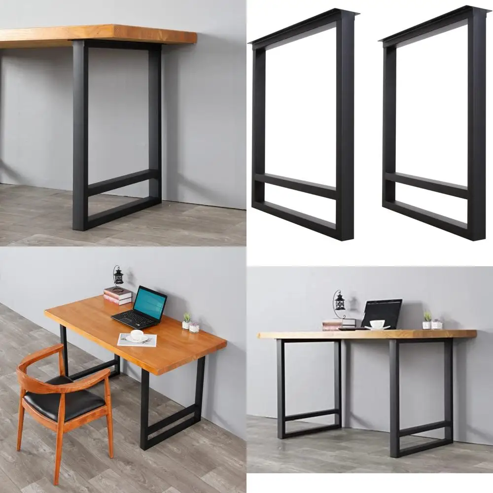 Heavy-Duty Metal Table Legs Set of 2 - Square Tube Iron for Desks, Dining, Office Furniture - Rustic Country Style Bench Legs
Heavy-Duty Metal Table Legs Set of 2 - Square Tube Iron for Desks, Dining, Office Furniture - Rustic Country Style Bench Legs