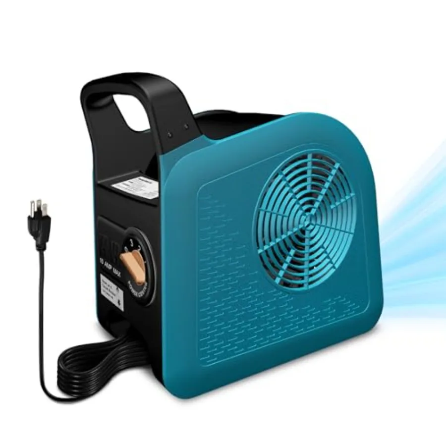 High Velocity Floor Drying Fan for Cooling 355 CFM Air Mover Blower Fan for Job Site and Home 3 Speeds Portable Industrial Fans
High Velocity Floor Drying Fan for Cooling 355 CFM Air Mover Blower Fan for Job Site and Home 3 Speeds Portable Industrial Fans
