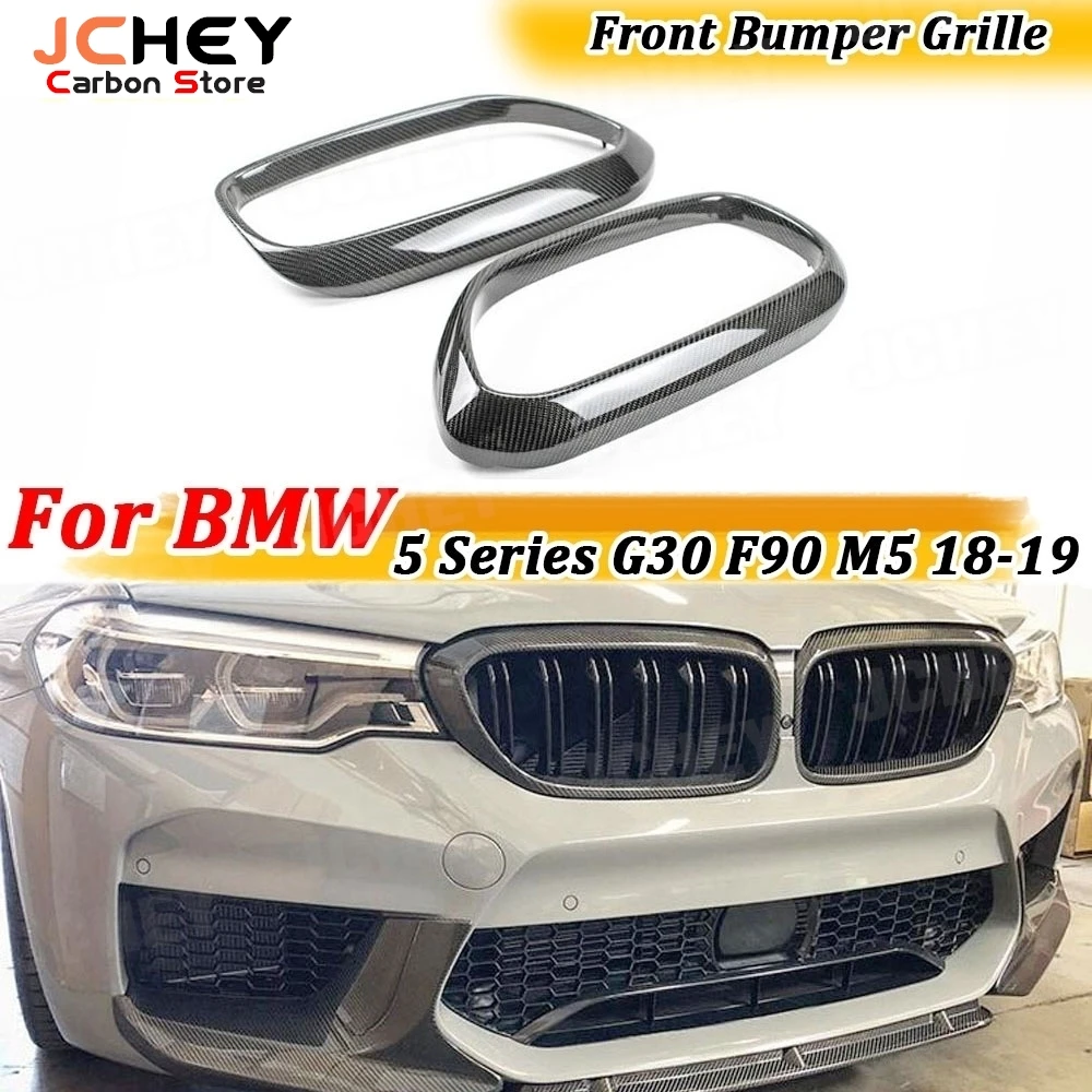 JCHEY Dry Real Carbon Fiber Front Grill Frame Middle Grille For BMW 5 Series G30 F90 M5 2018 2019 Trim Cover Exterior Decoration
JCHEY Dry Real Carbon Fiber Front Grill Frame Middle Grille For BMW 5 Series G30 F90 M5 2018 2019 Trim Cover Exterior Decoration