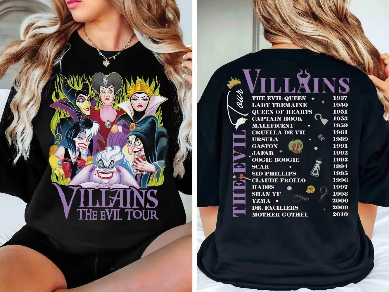 Retro Disney Villains Shirt Vintage Evil Queen Ursula Maleficent Tee Pastel Halloween Comfort Colors Tee
Retro Disney Villains Shirt Vintage Evil Queen Ursula Maleficent Tee Pastel Halloween Comfort Colors Tee