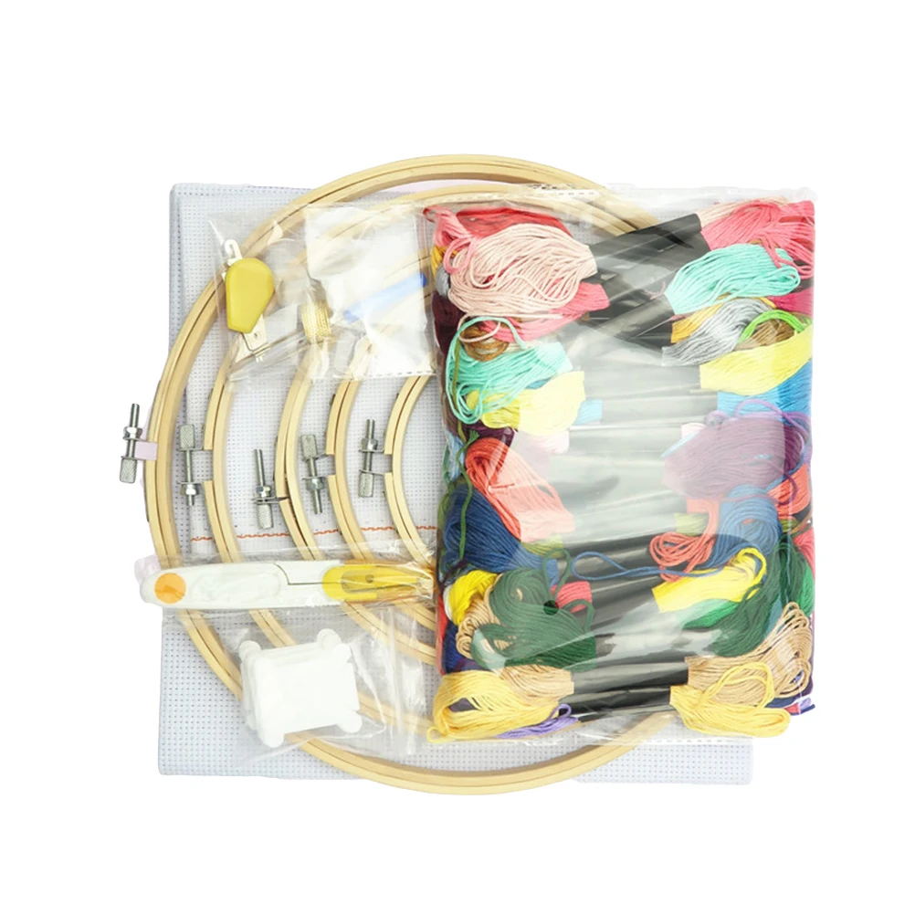 50 Cross Stitch Kits Embroidery Painting Tools Thread Child Beginner DIY Floss Bobbins Number Stickers Family Gifts
50 Cross Stitch Kits Embroidery Painting Tools Thread Child Beginner DIY Floss Bobbins Number Stickers Family Gifts
